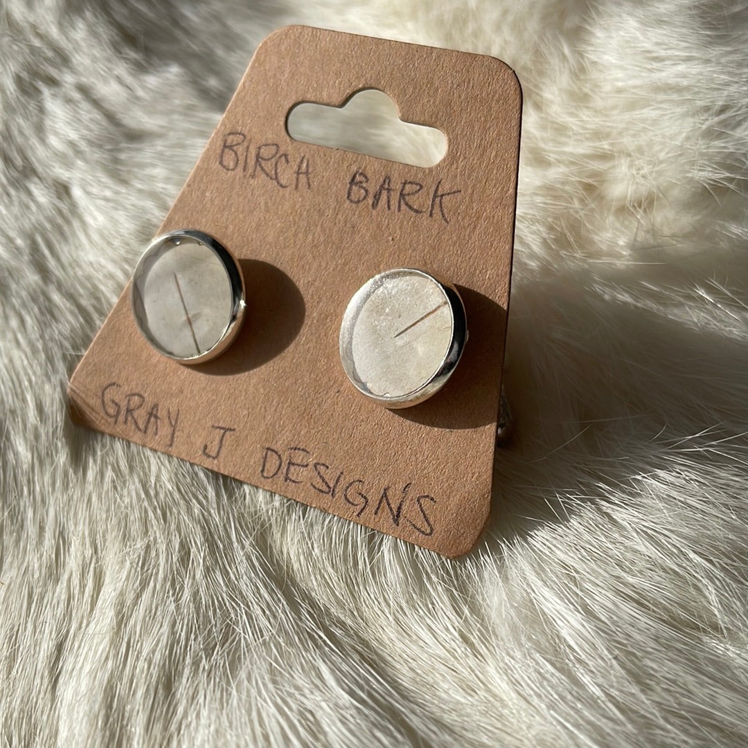 Birch bark Cufflinks