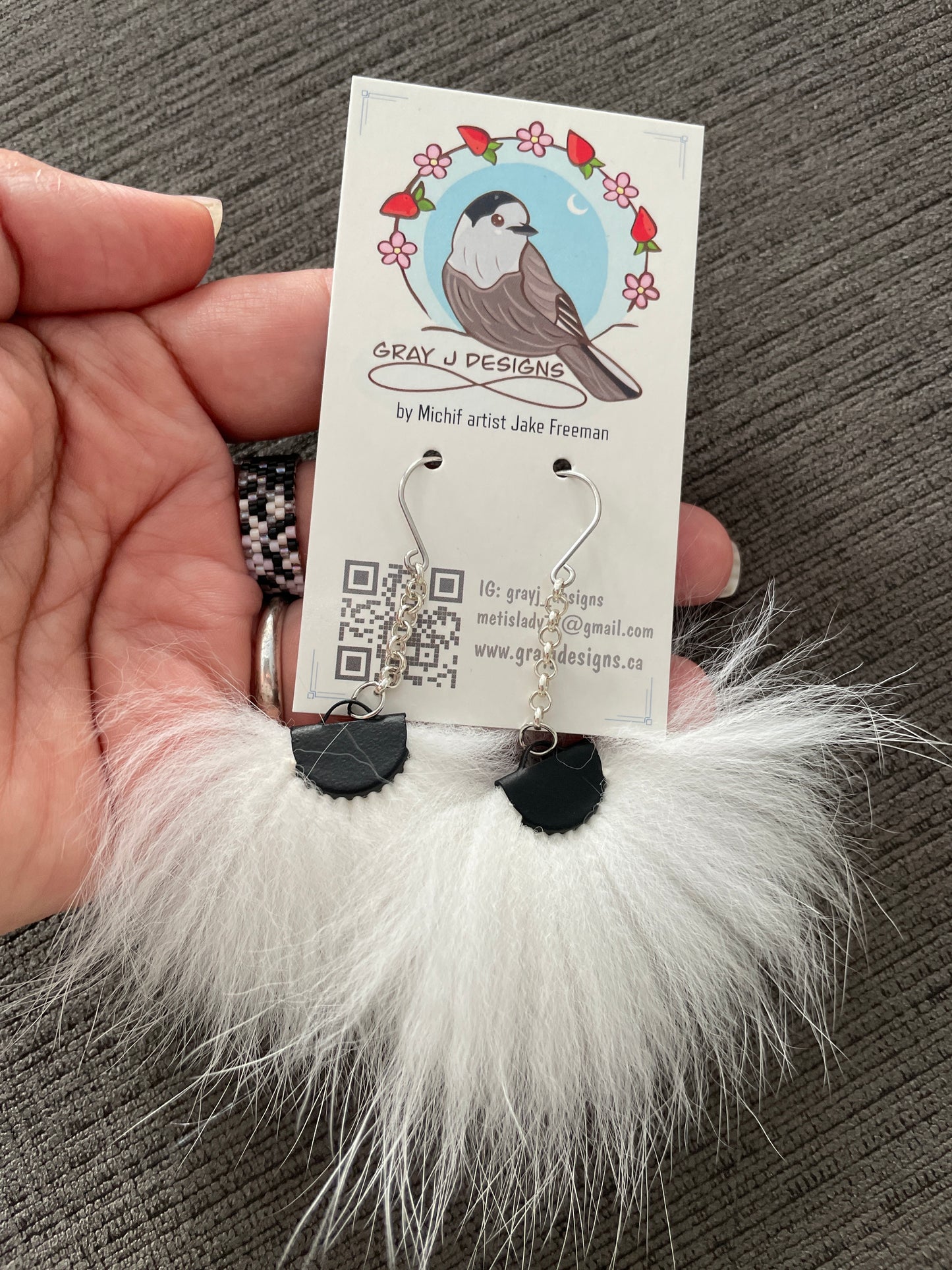 Arctic fox dangles