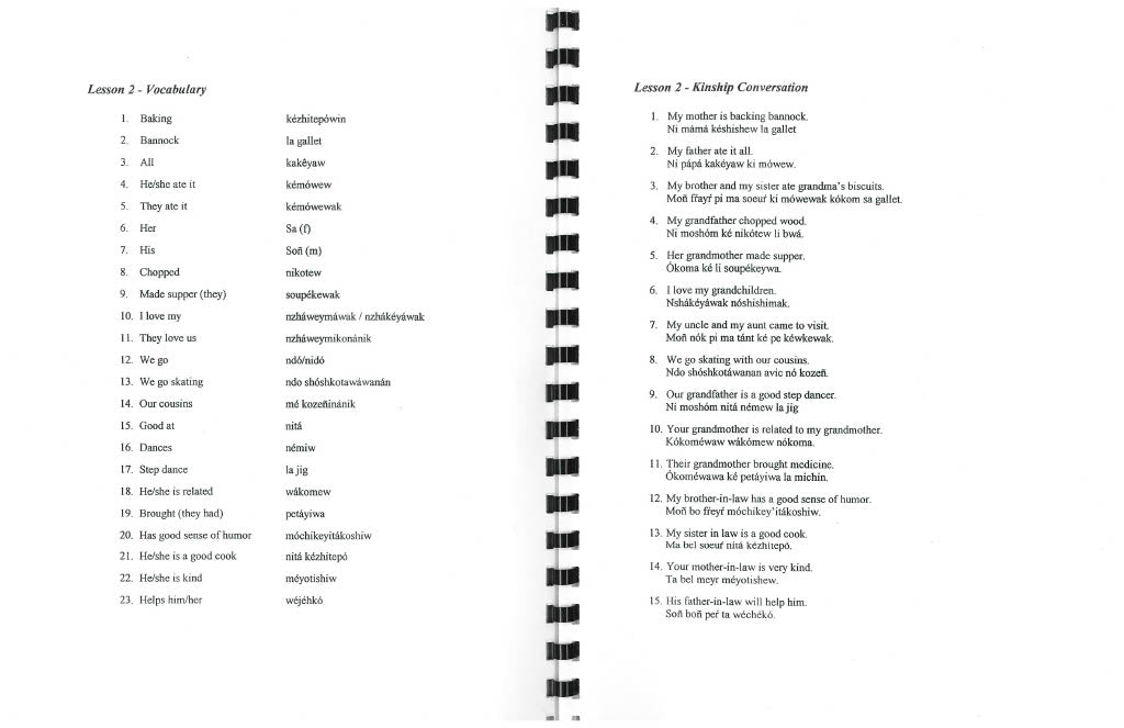 MRC - Conversational Michif for Beginners 2002
