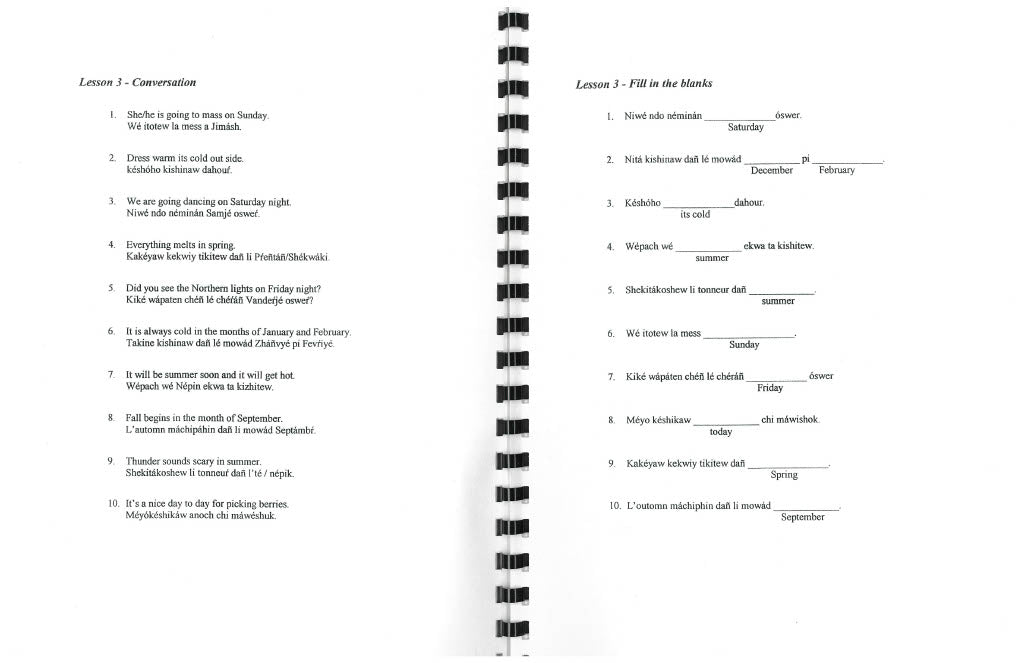MRC - Conversational Michif for Beginners 2002