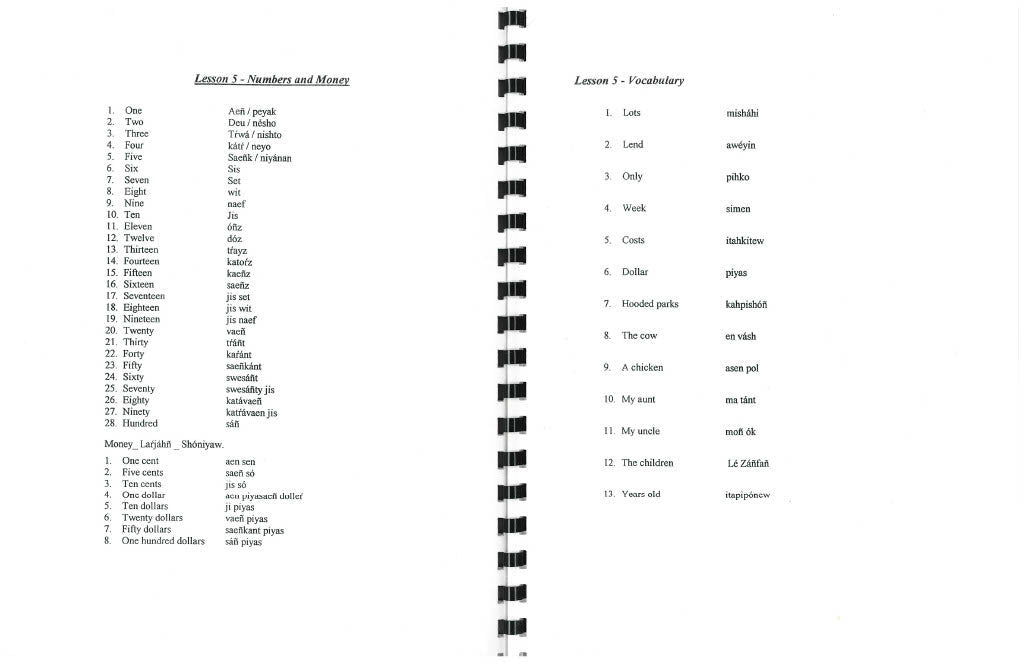 MRC - Conversational Michif for Beginners 2002