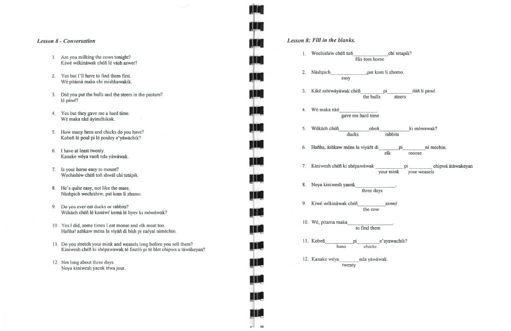 MRC - Conversational Michif for Beginners 2002