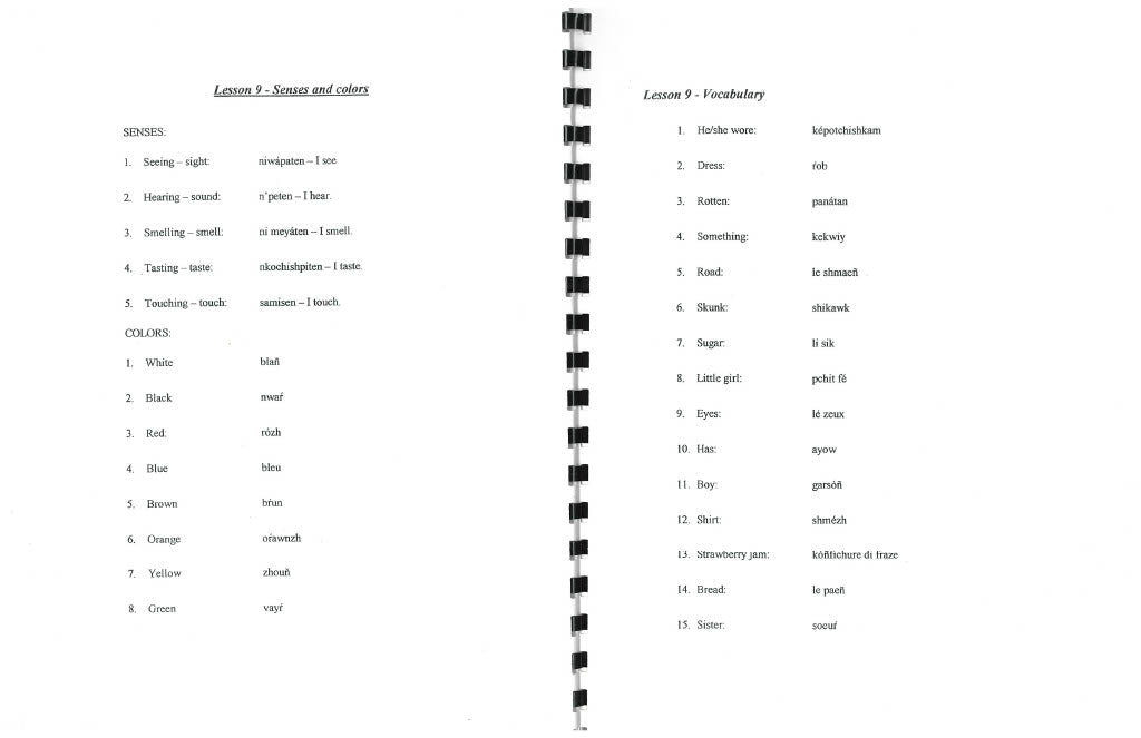 MRC - Conversational Michif for Beginners 2002
