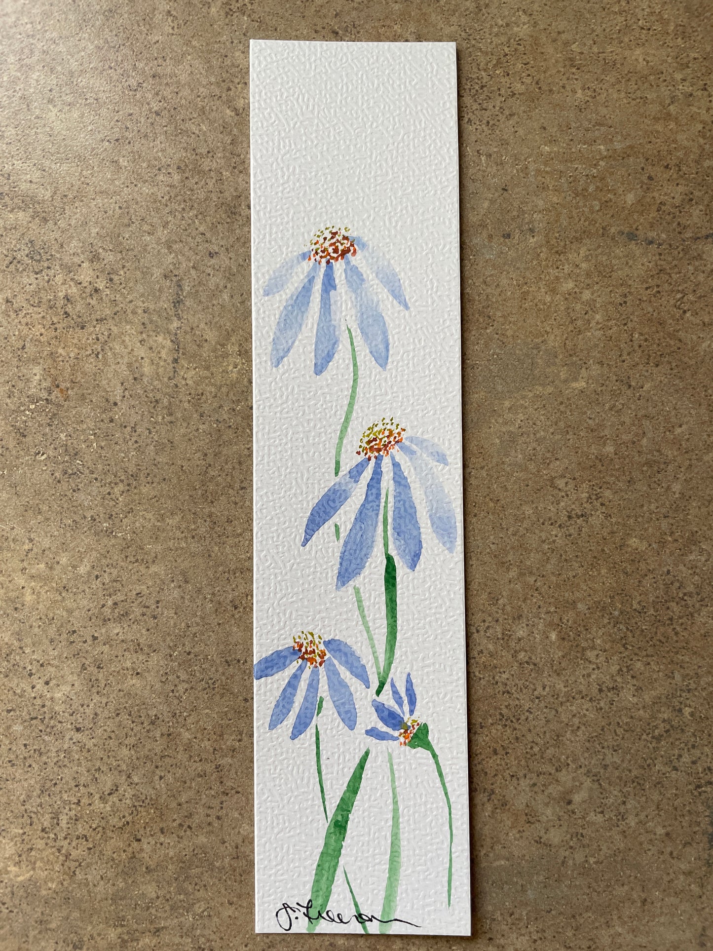 Water colour bookmarks