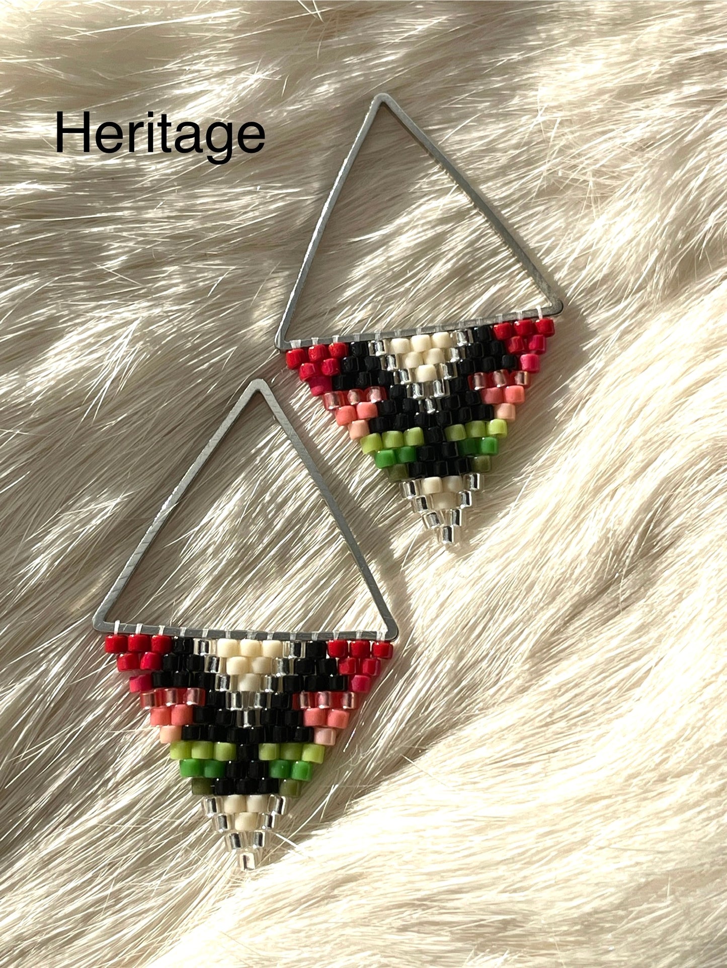 Petit triangles (earrings)