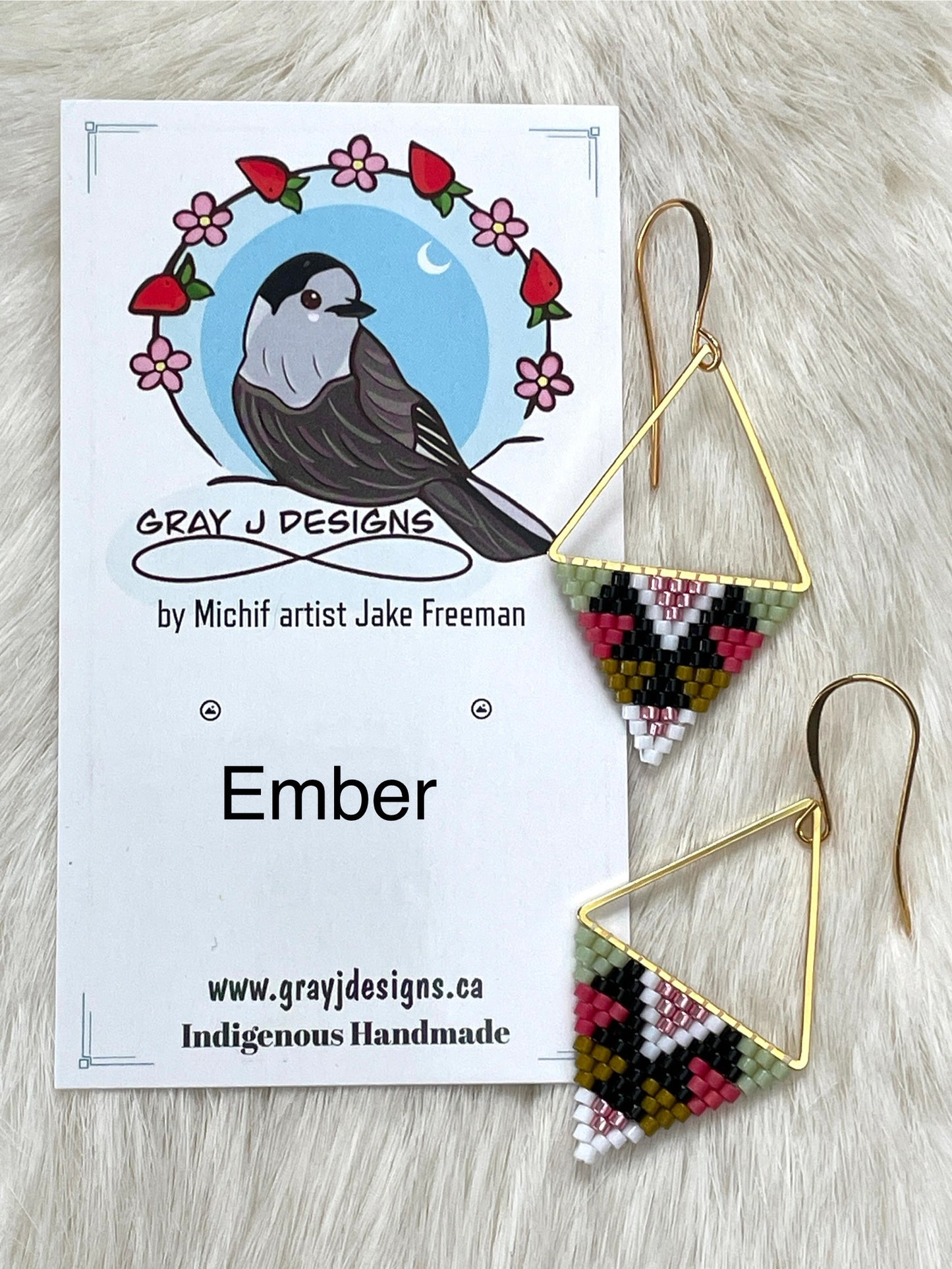 Petit triangles (earrings)