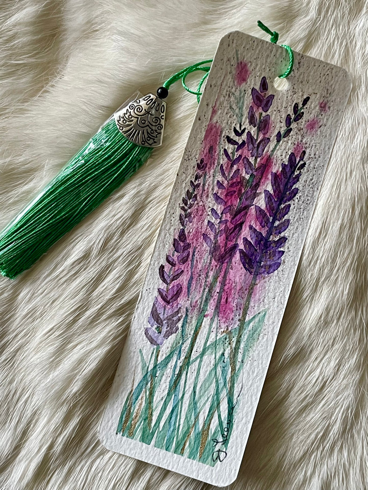 Water colour bookmarks