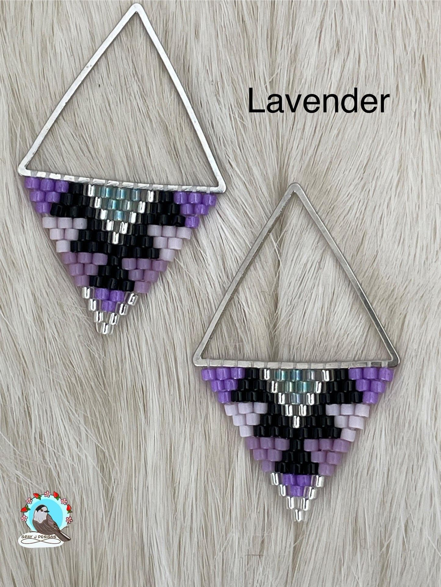 Petit triangles (earrings)