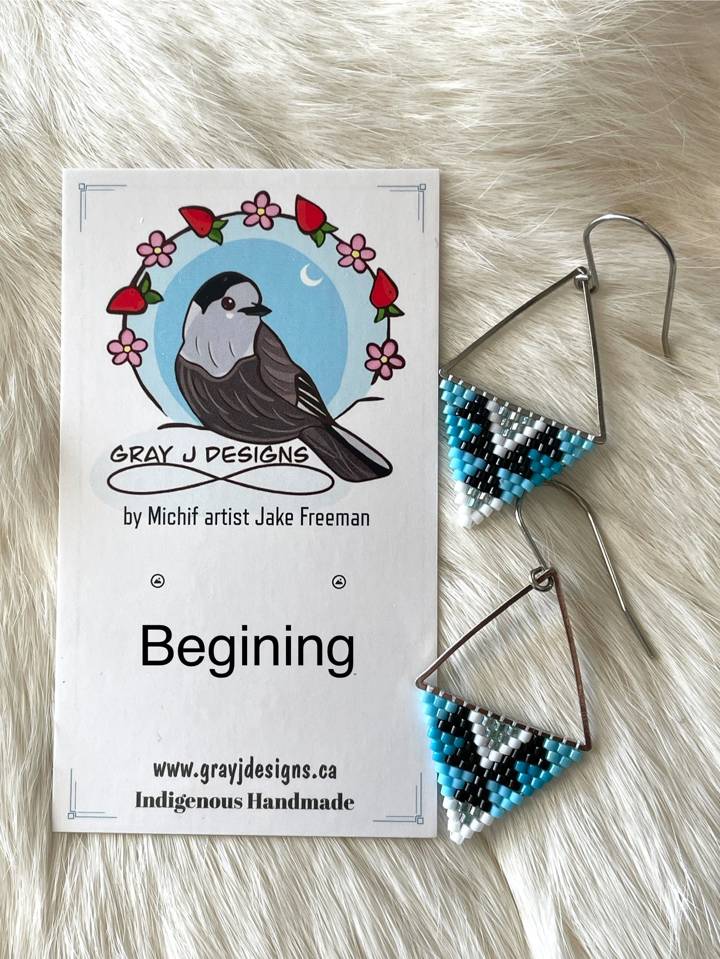 Petit triangles (earrings)