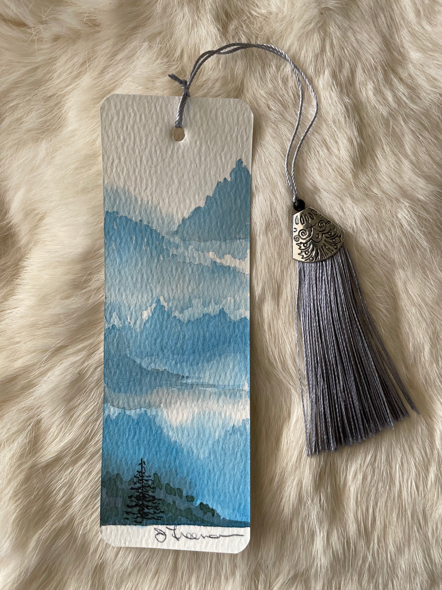 Water colour bookmarks