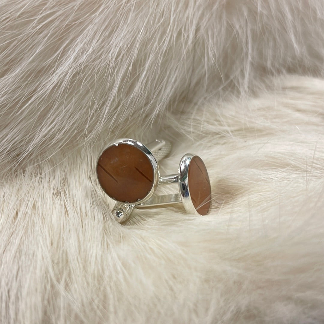 Birch bark Cufflinks