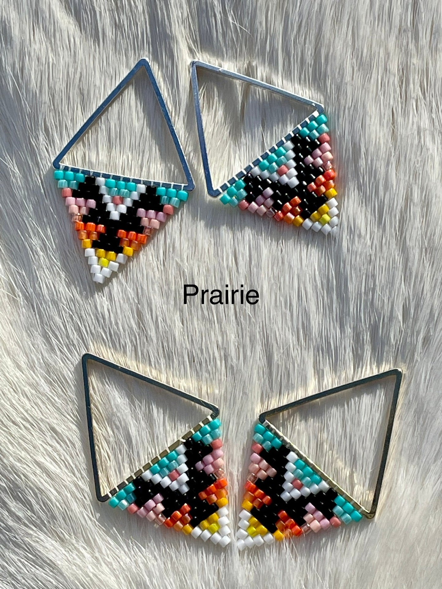 Petit triangles (earrings)