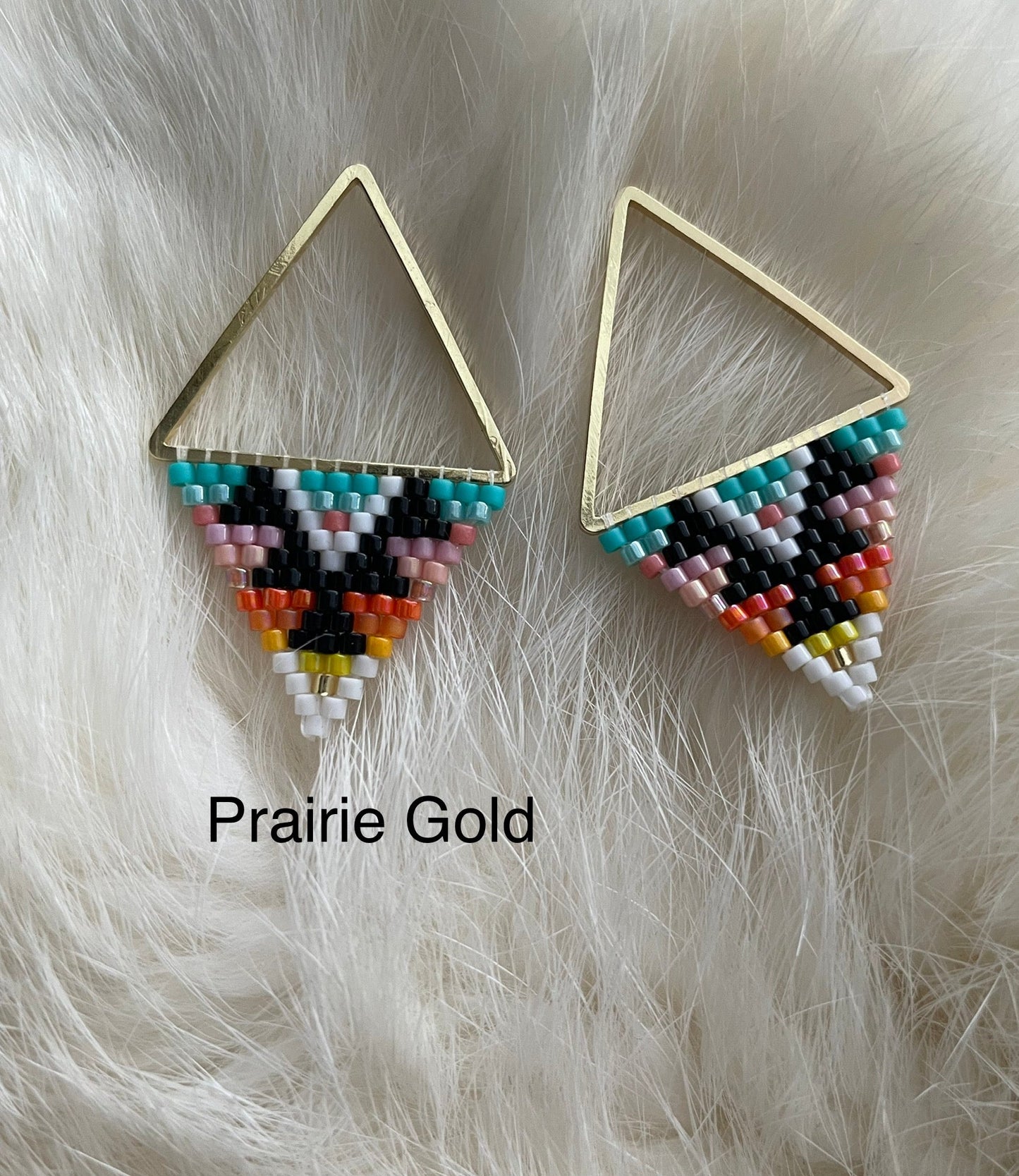 Petit triangles (earrings)