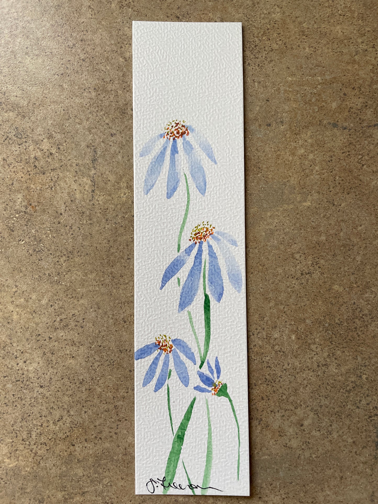 Water colour bookmarks