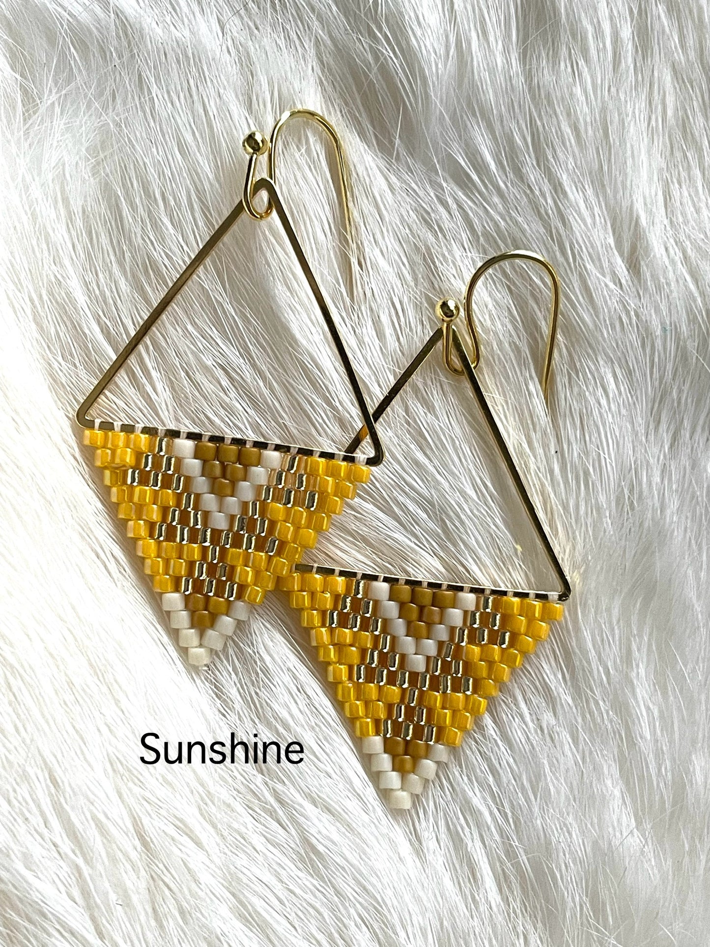 Petit triangles (earrings)