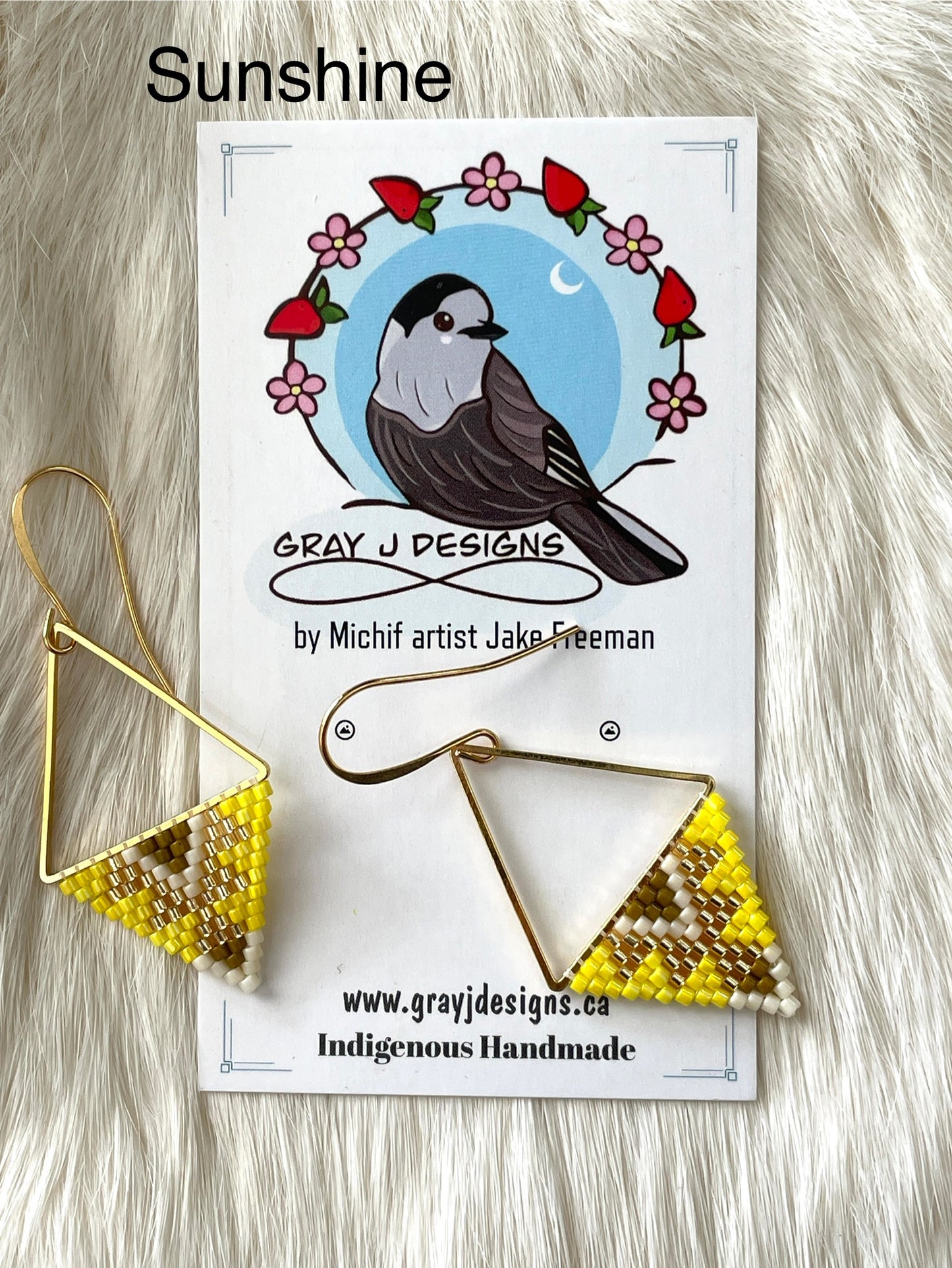 Petit triangles (earrings)