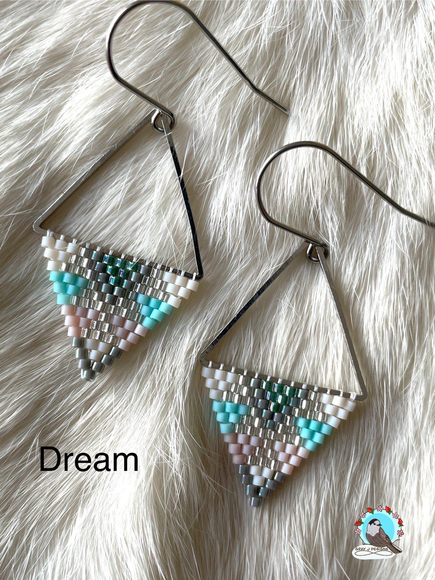Petit triangles (earrings)