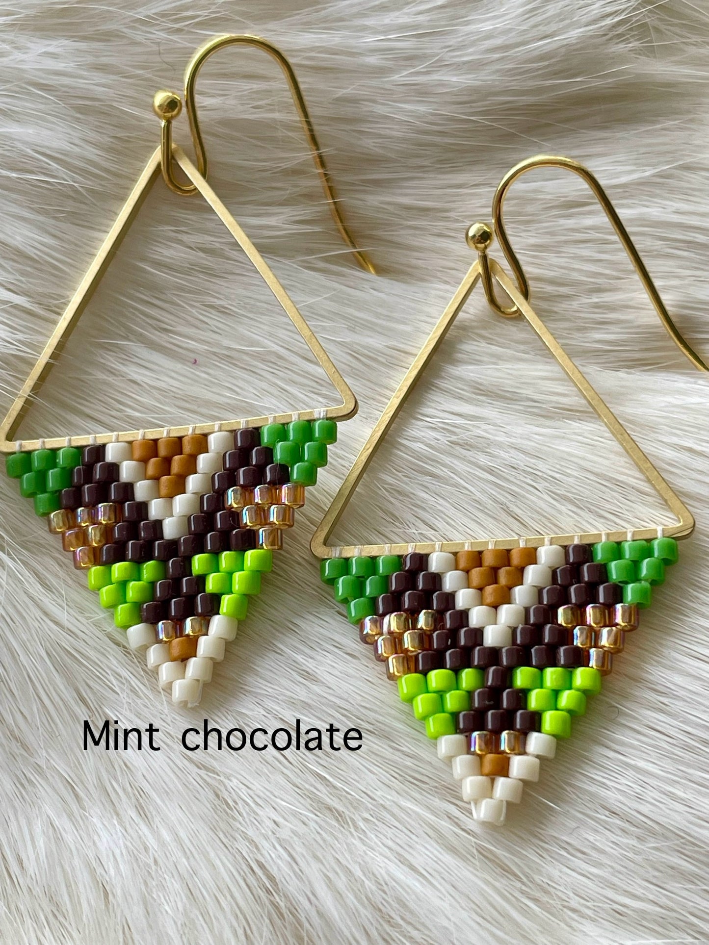 Petit triangles (earrings)