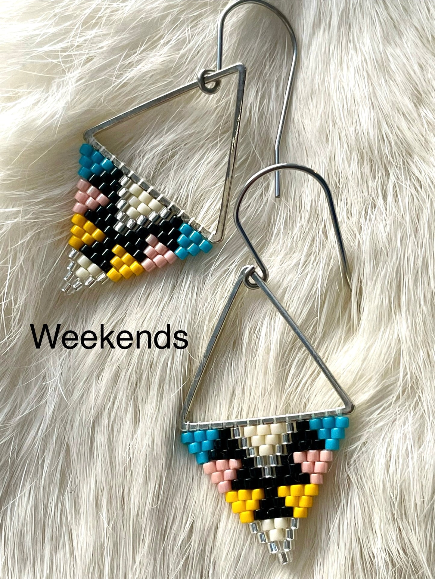 Petit triangles (earrings)