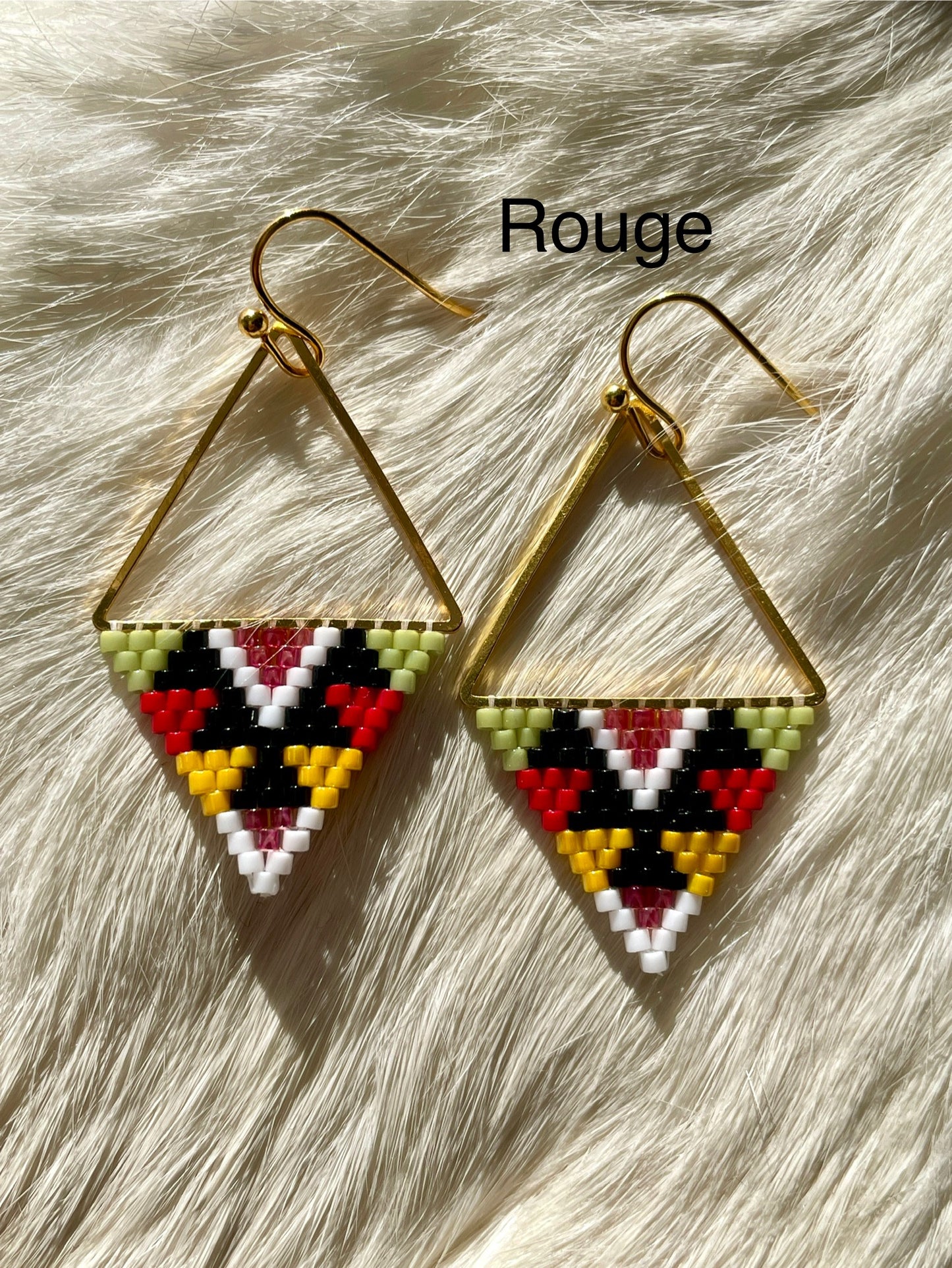 Petit triangles (earrings)