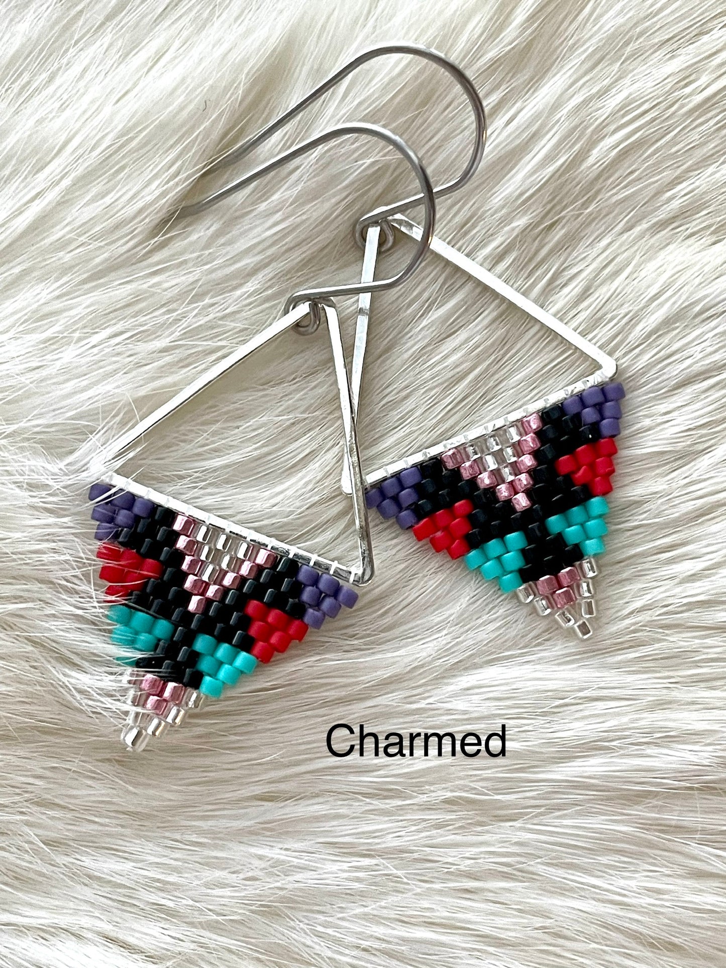 Petit triangles (earrings)