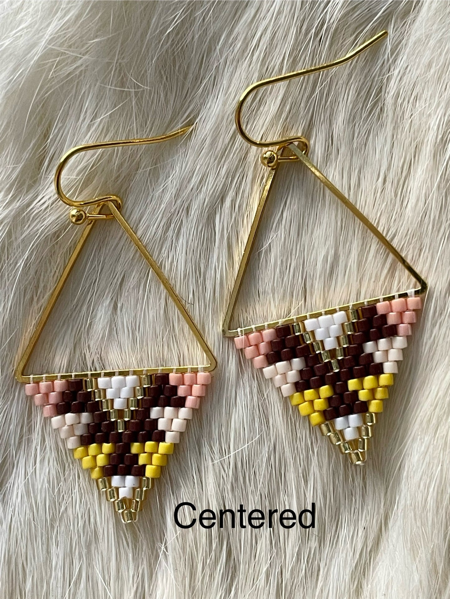 Petit triangles (earrings)