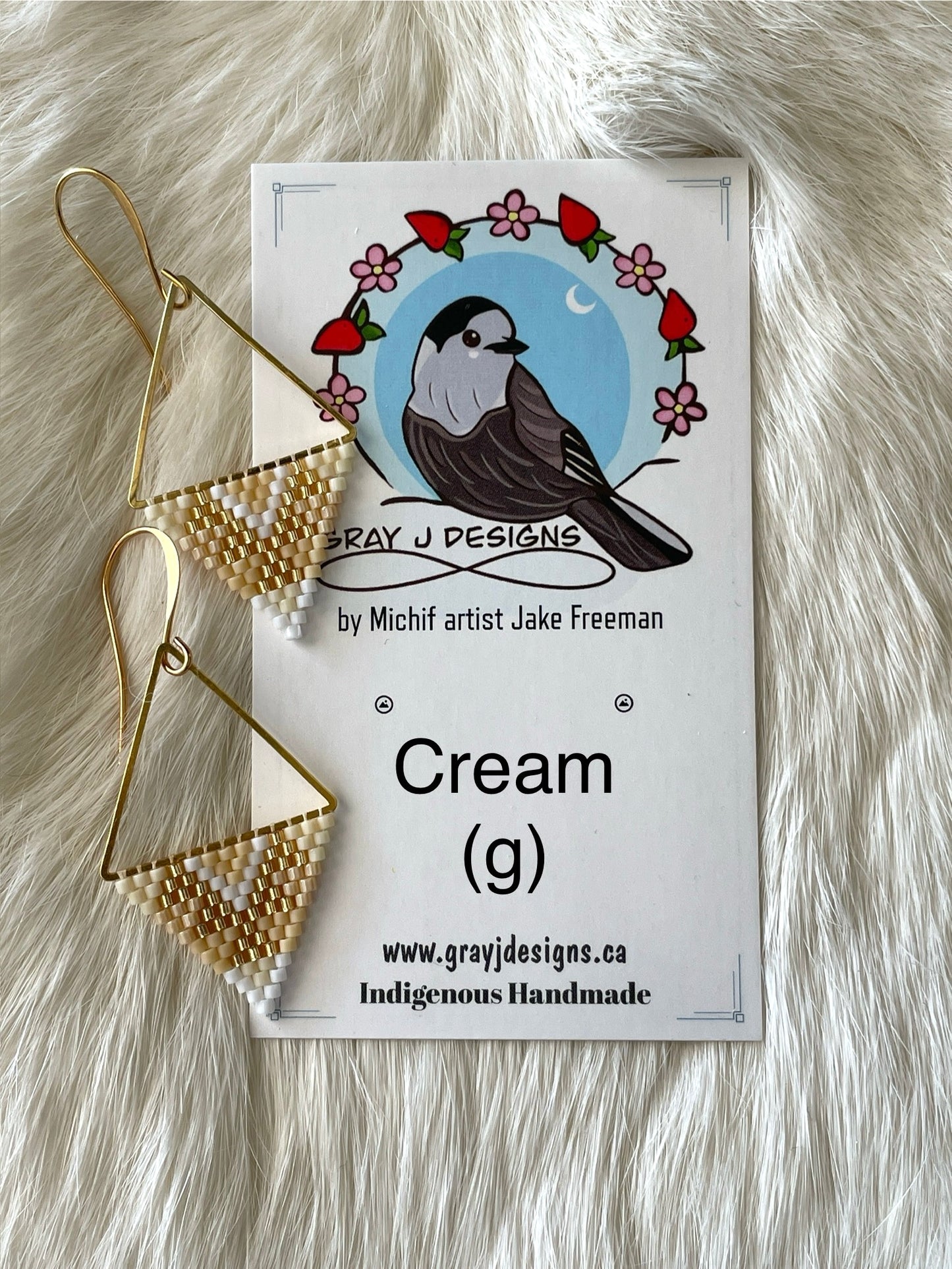 Petit triangles (earrings)