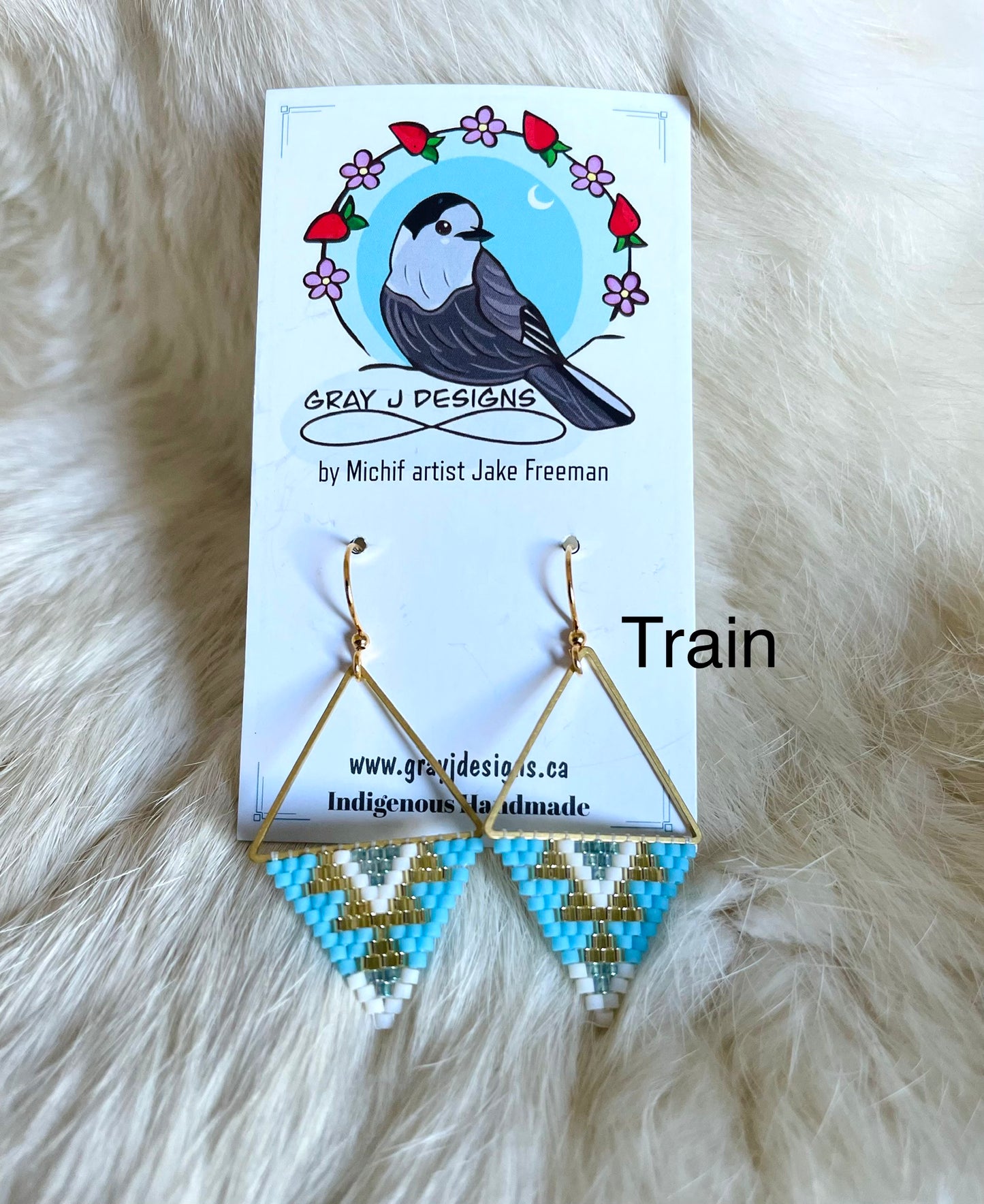 Petit triangles (earrings)