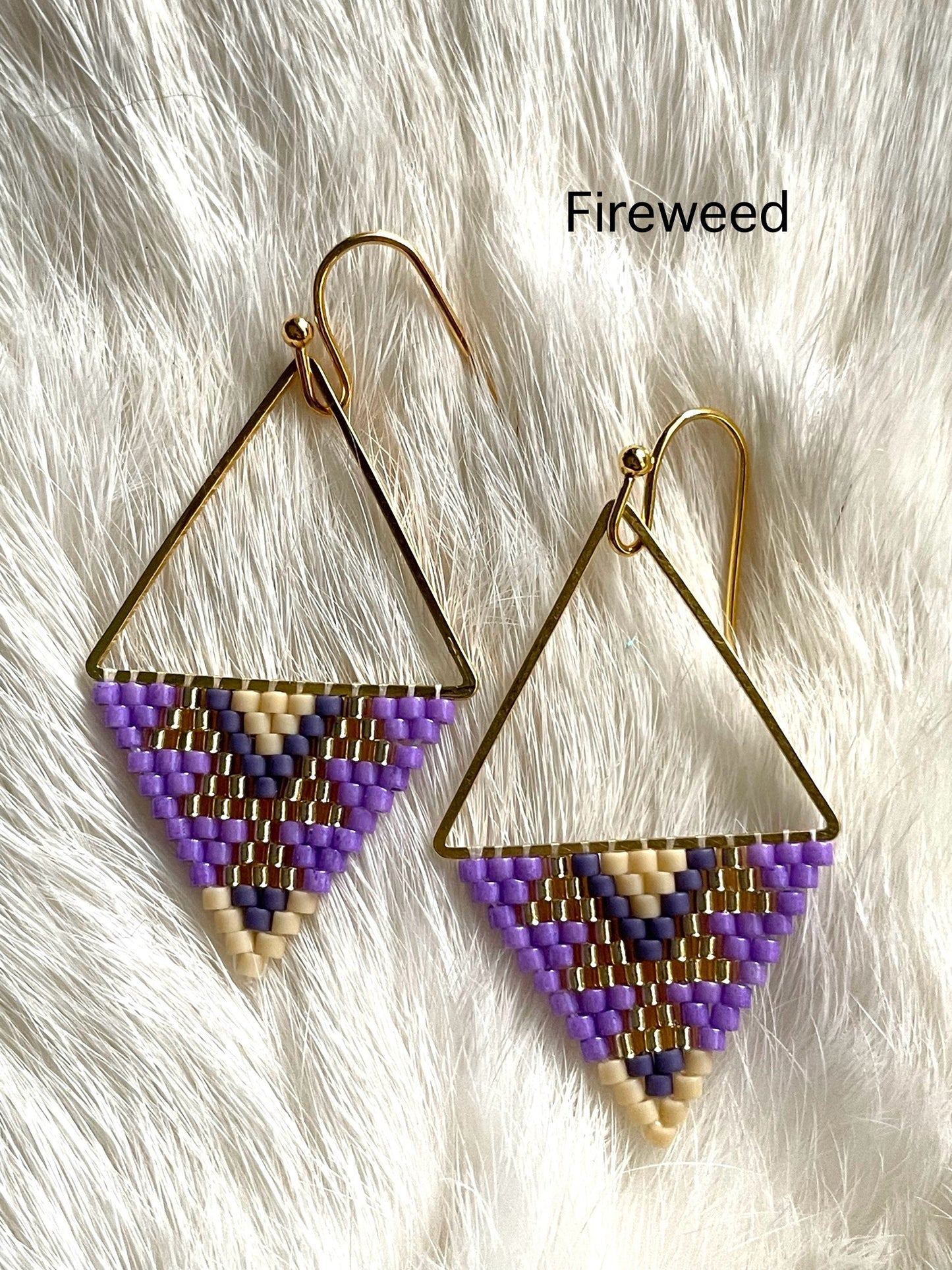 Petit triangles (earrings)