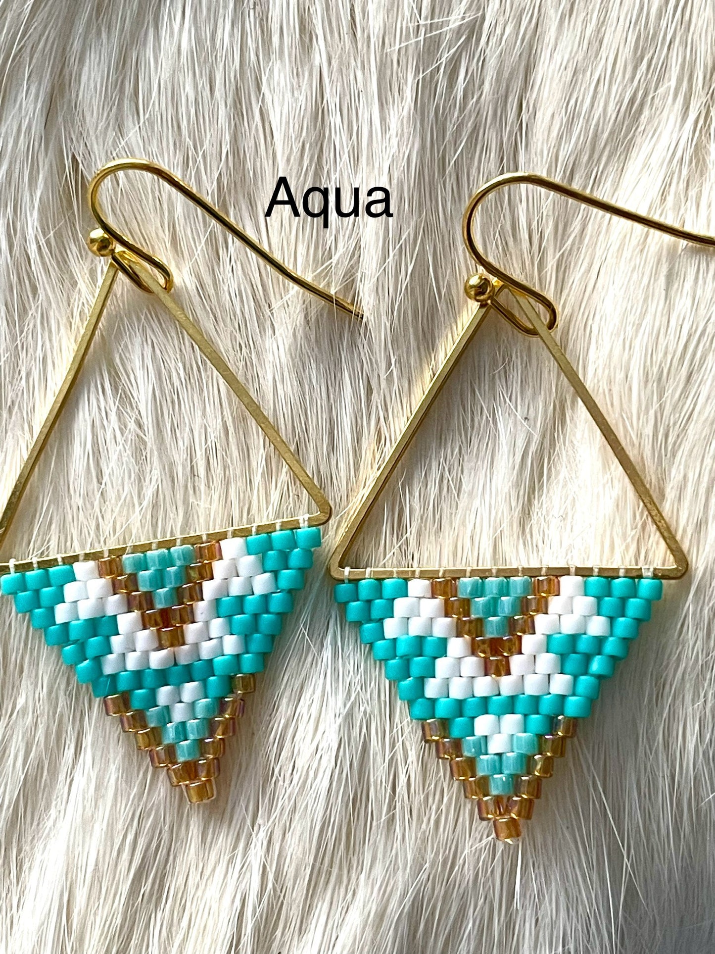 Petit triangles (earrings)