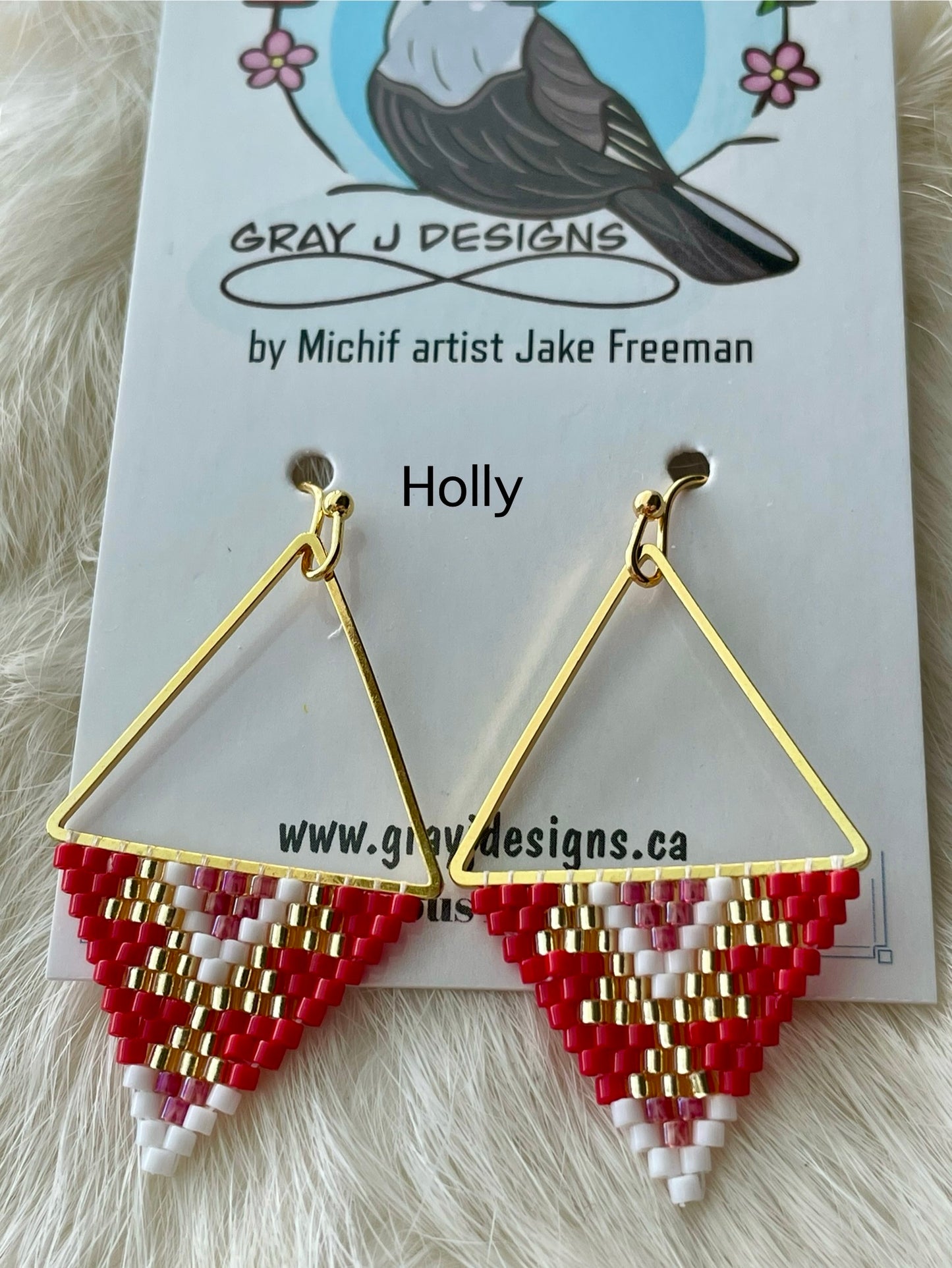 Petit triangles (earrings)