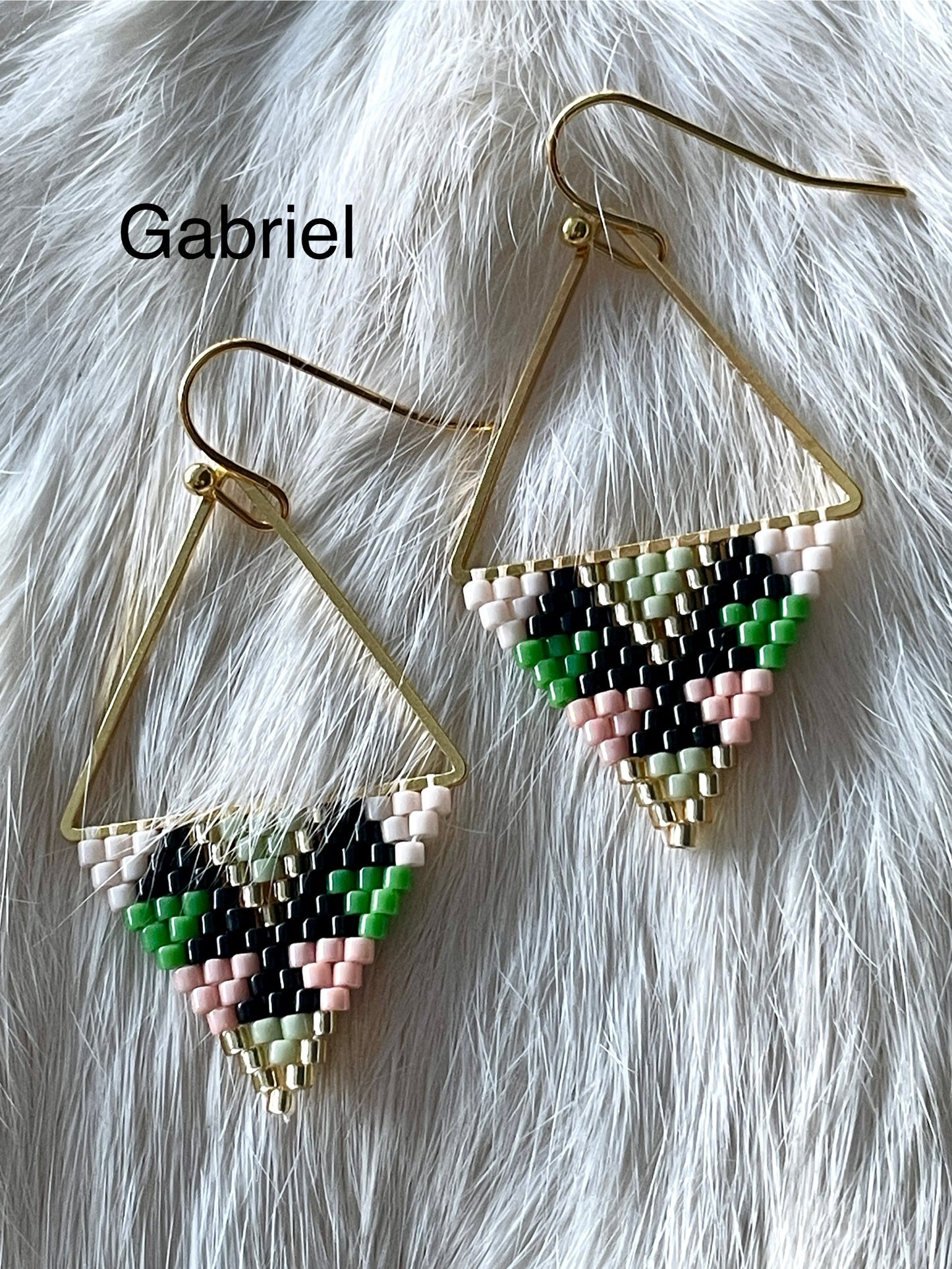 Petit triangles (earrings)