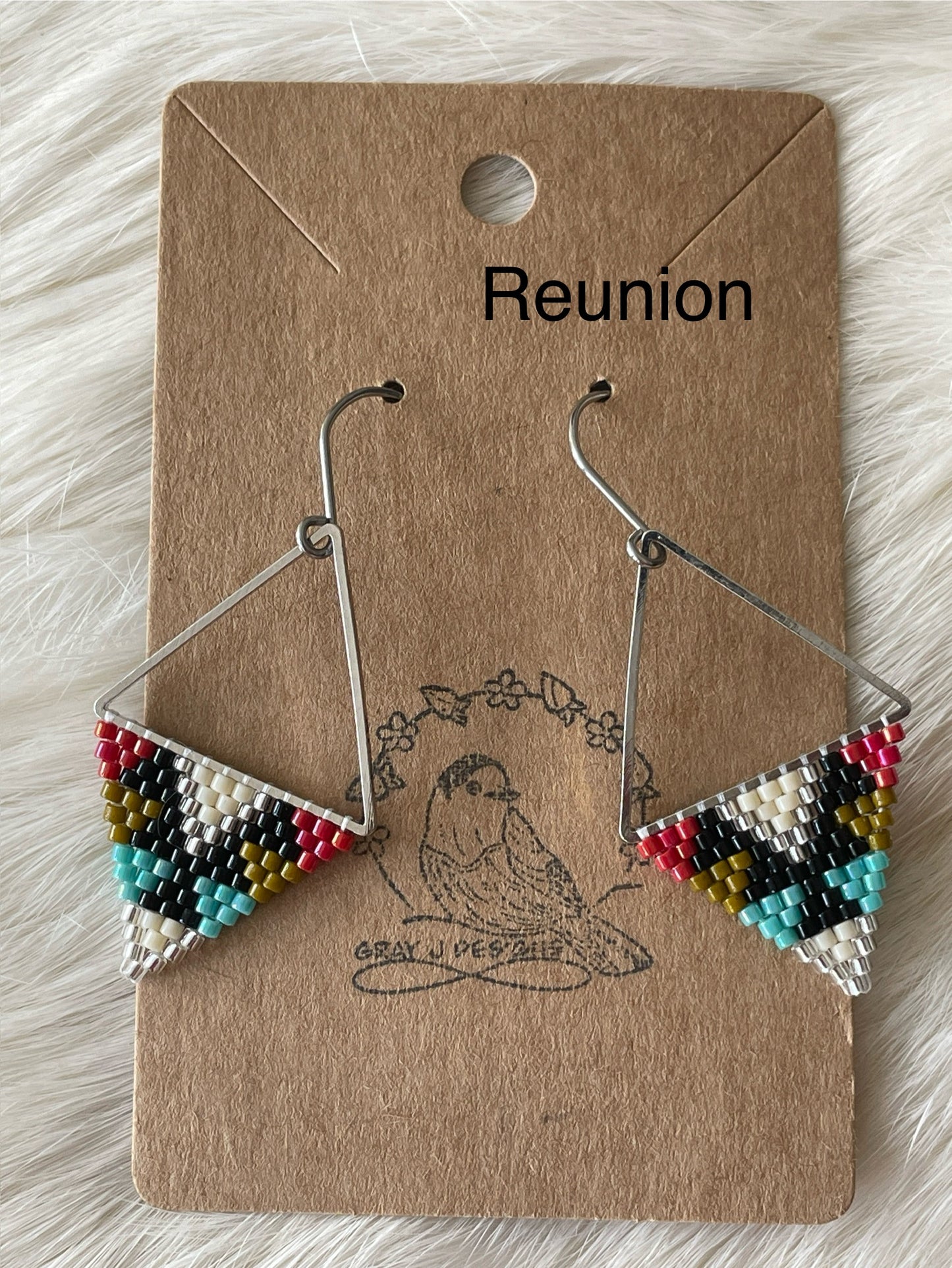 Petit triangles (earrings)