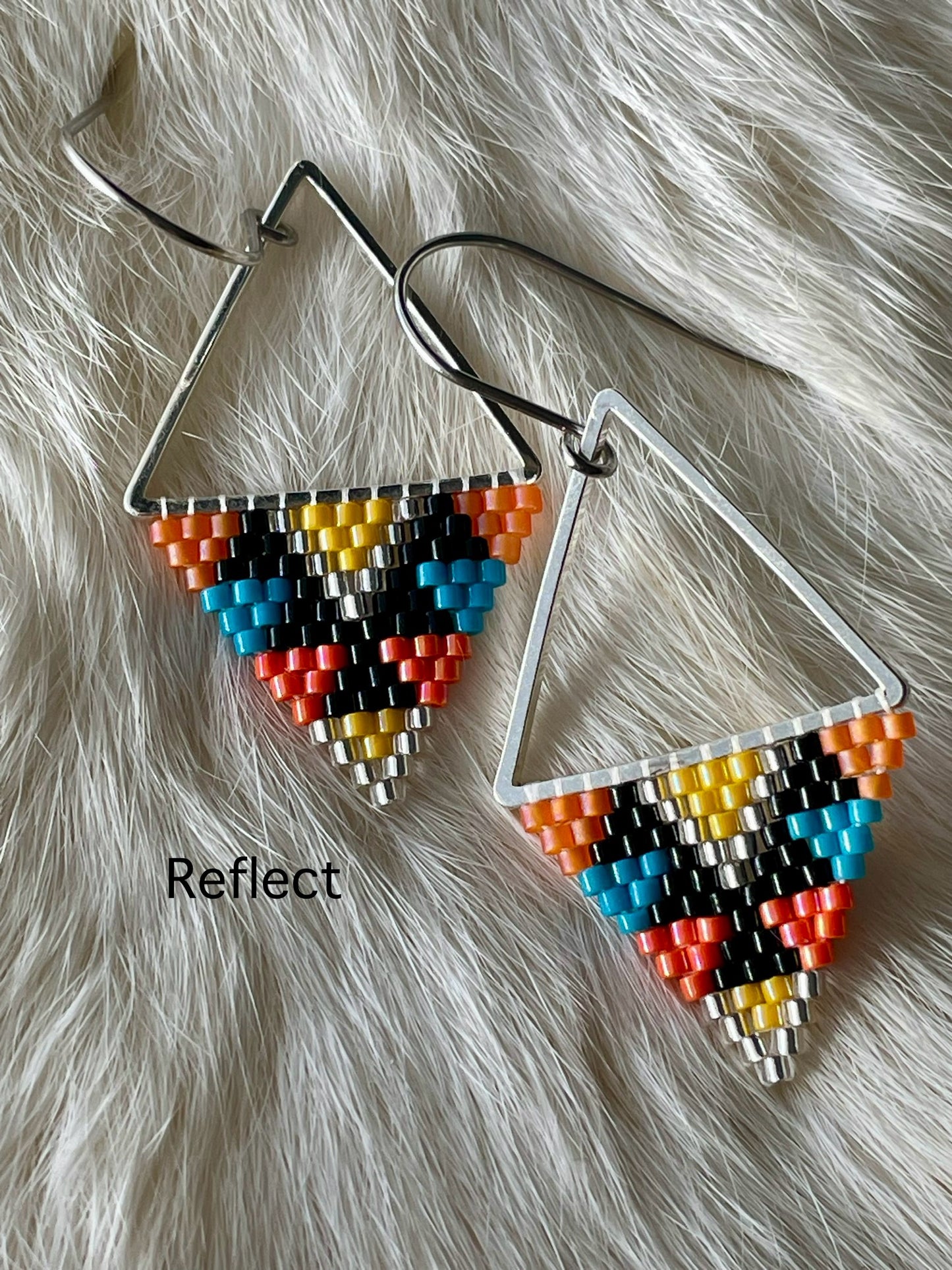 Petit triangles (earrings)