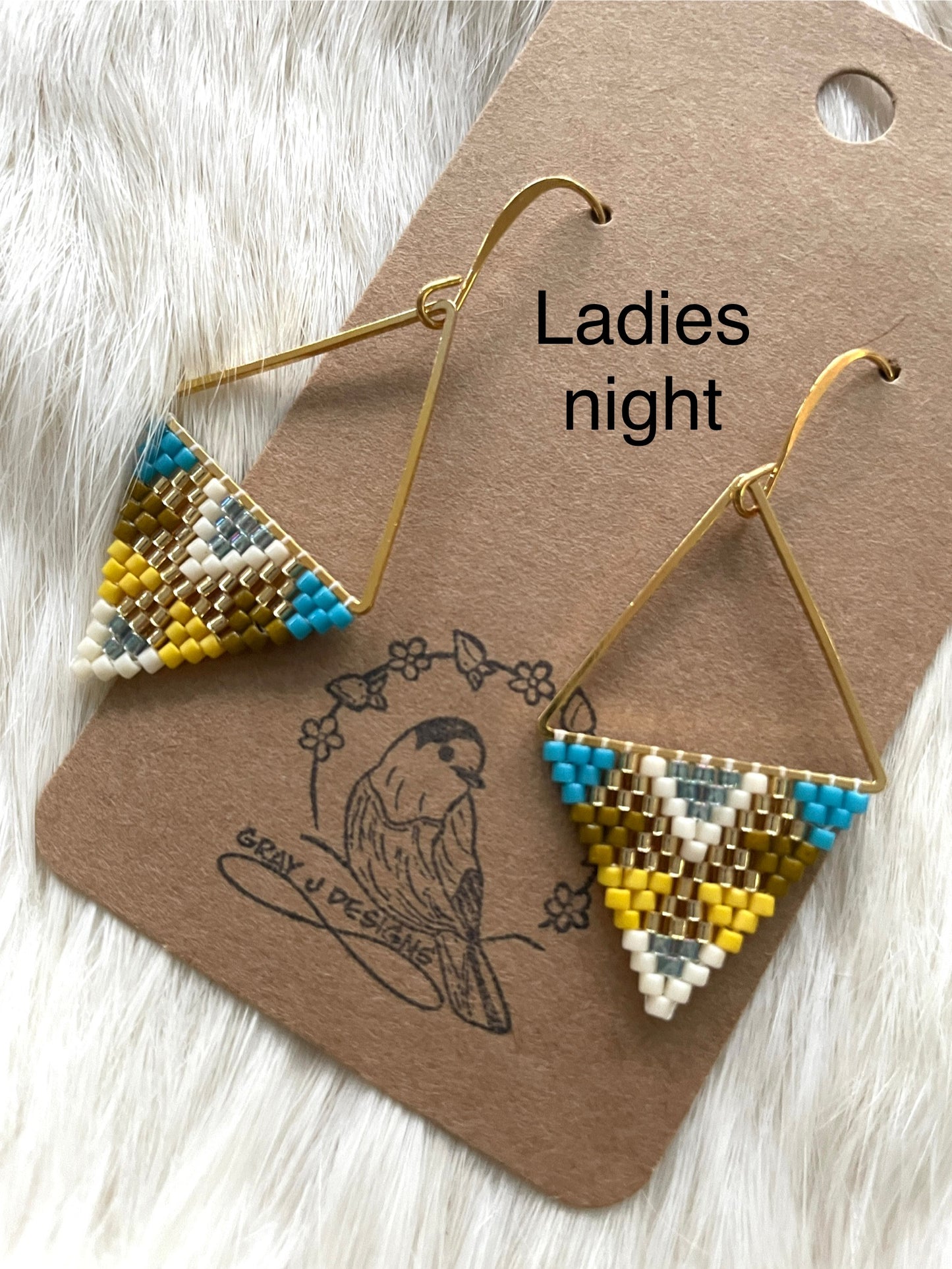 Petit triangles (earrings)