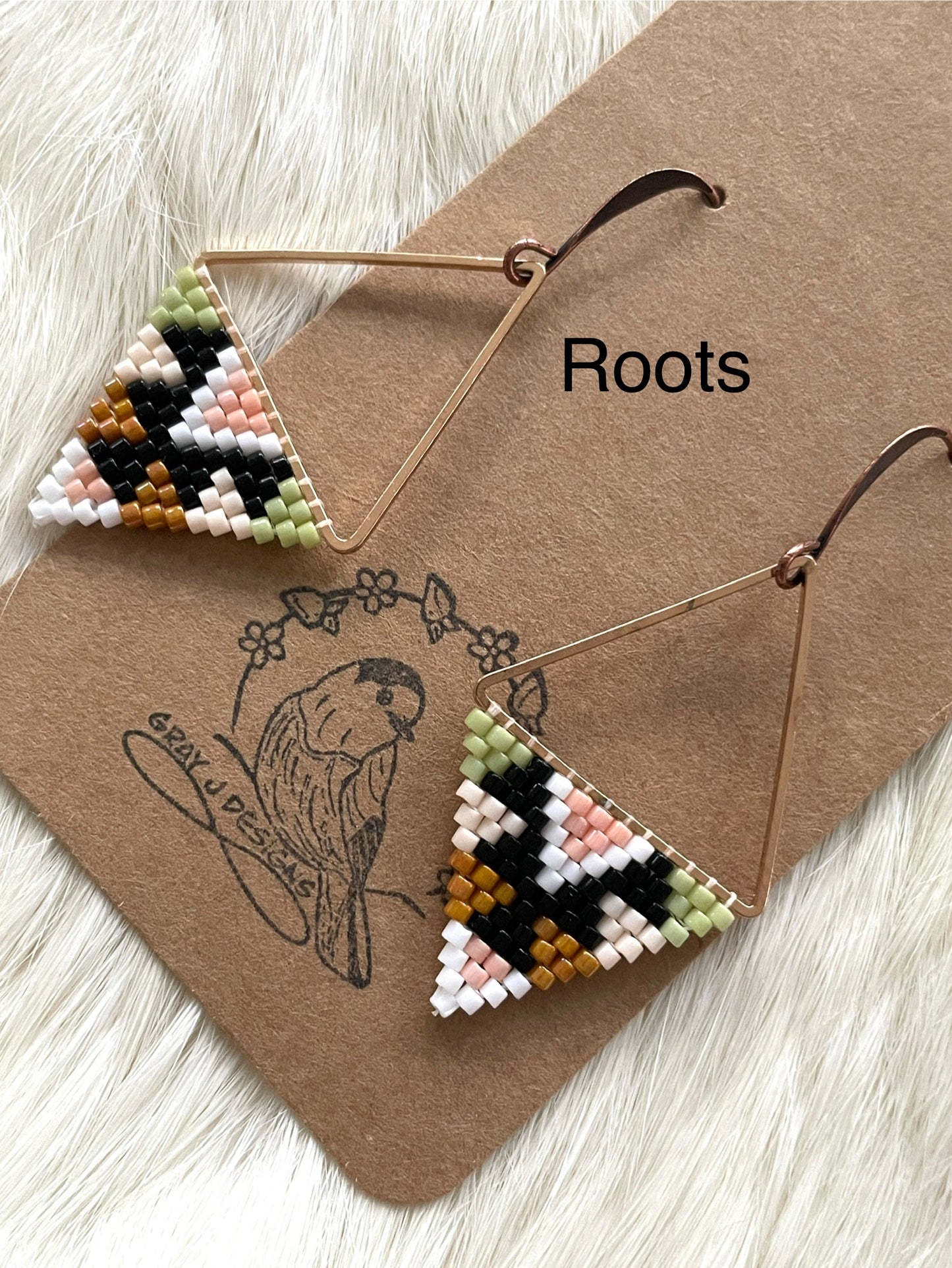 Petit triangles (earrings)