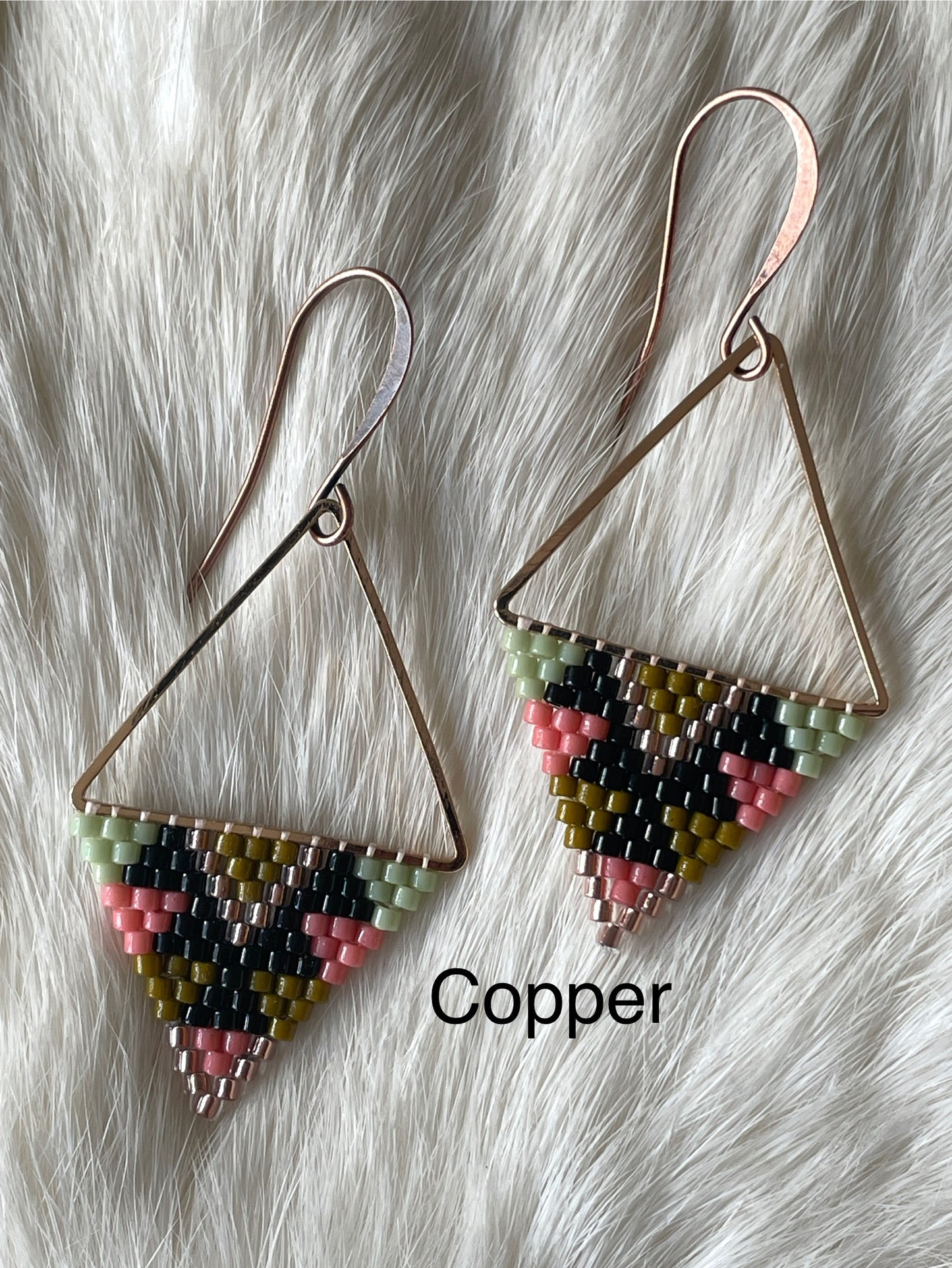Petit triangles (earrings)