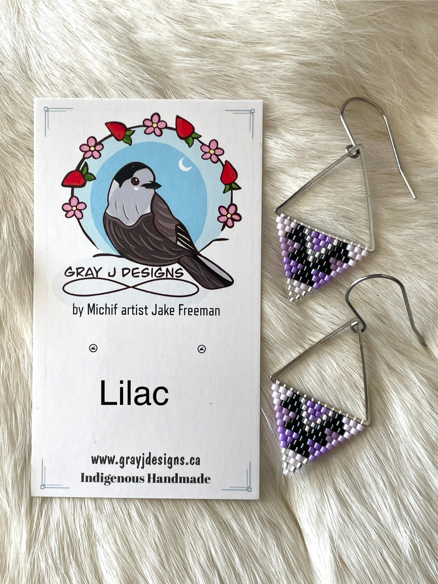 Petit triangles (earrings)