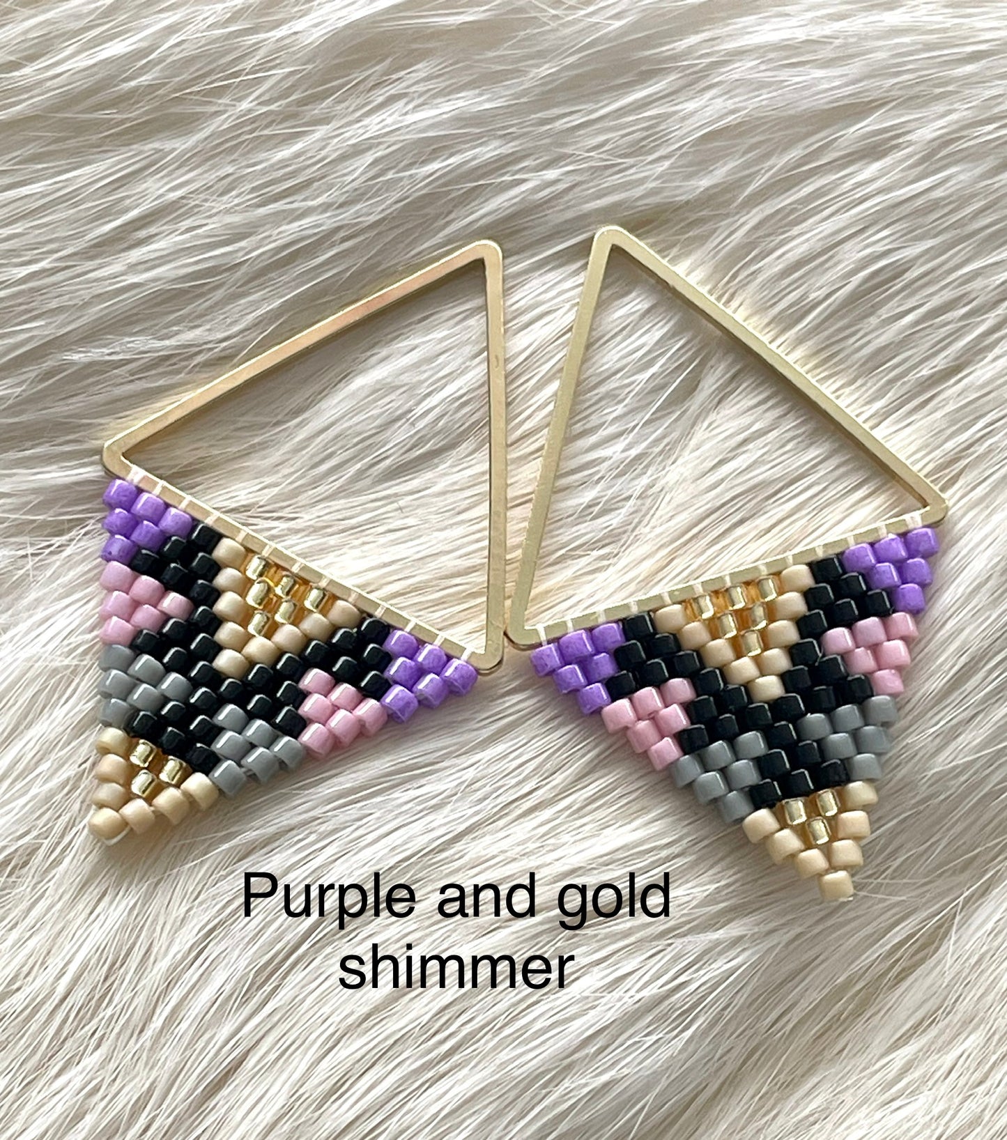 Petit triangles (earrings)