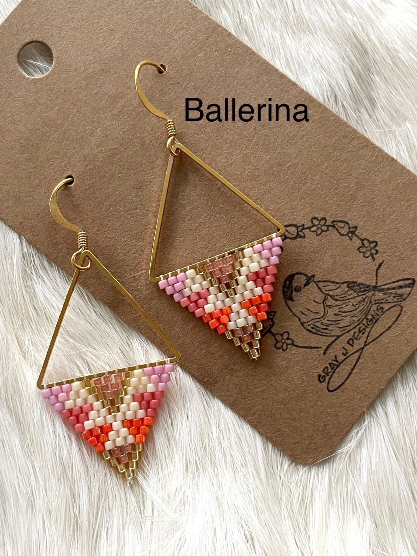 Petit triangles (earrings)