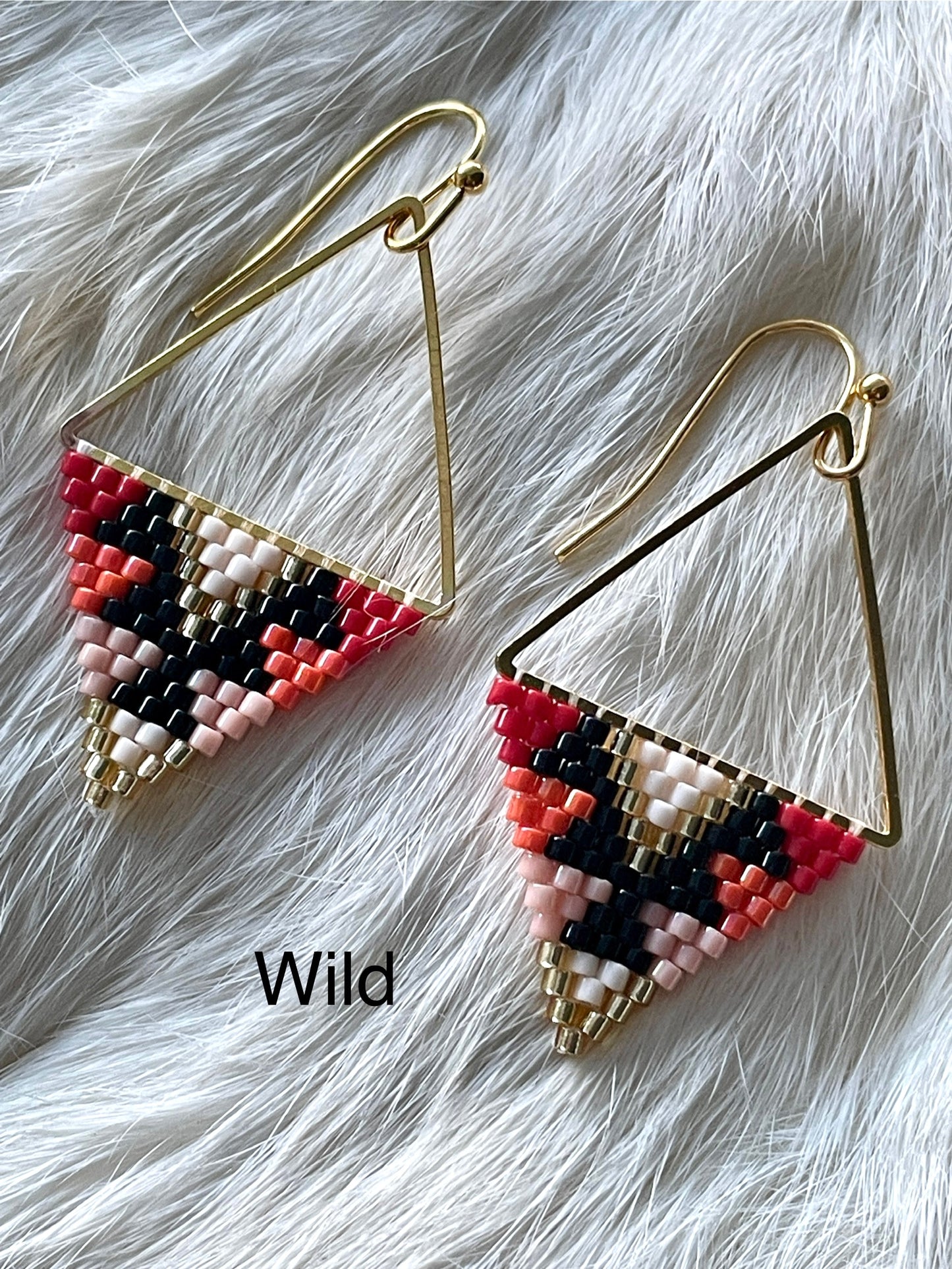 Petit triangles (earrings)