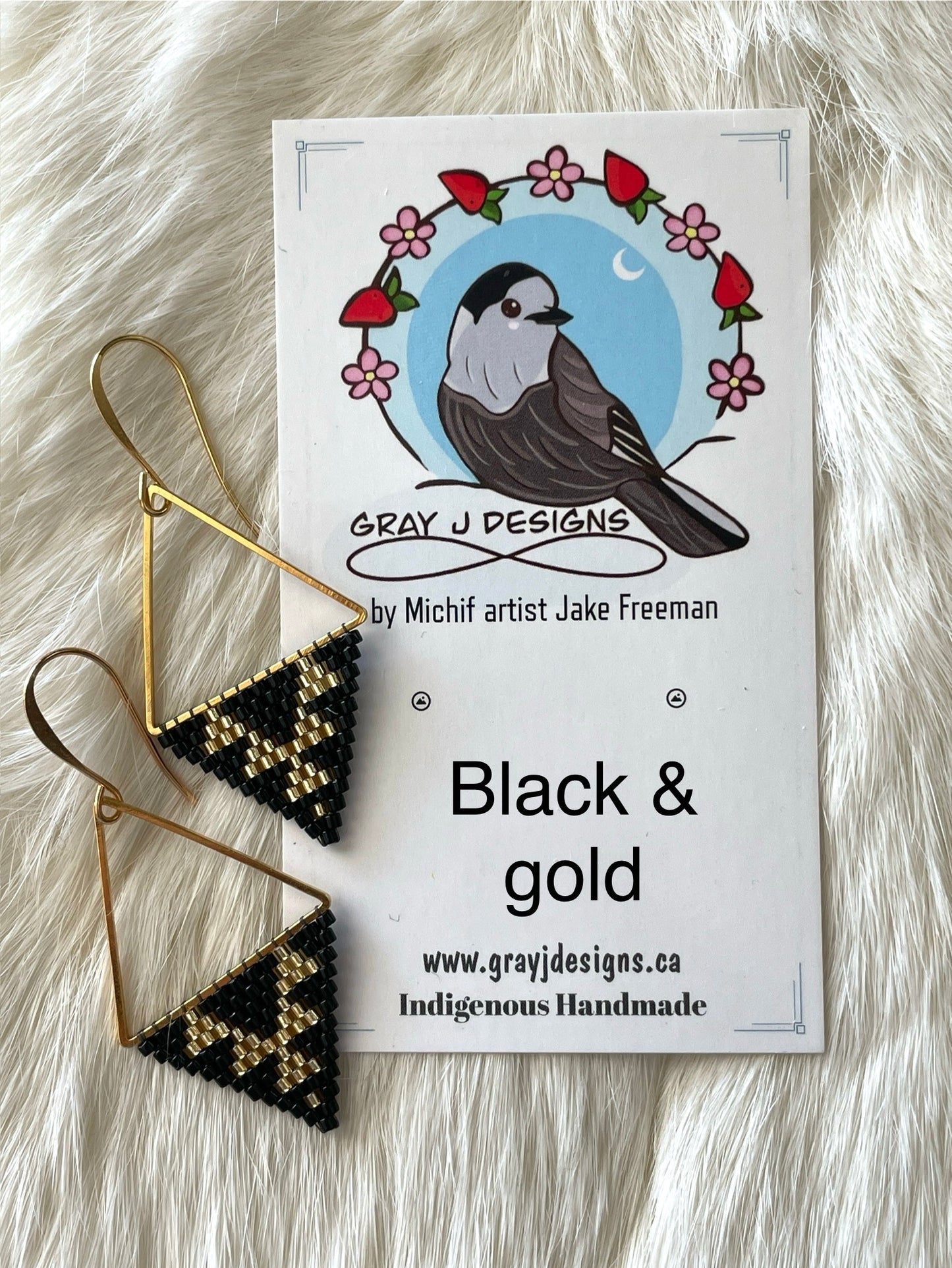 Petit triangles (earrings)