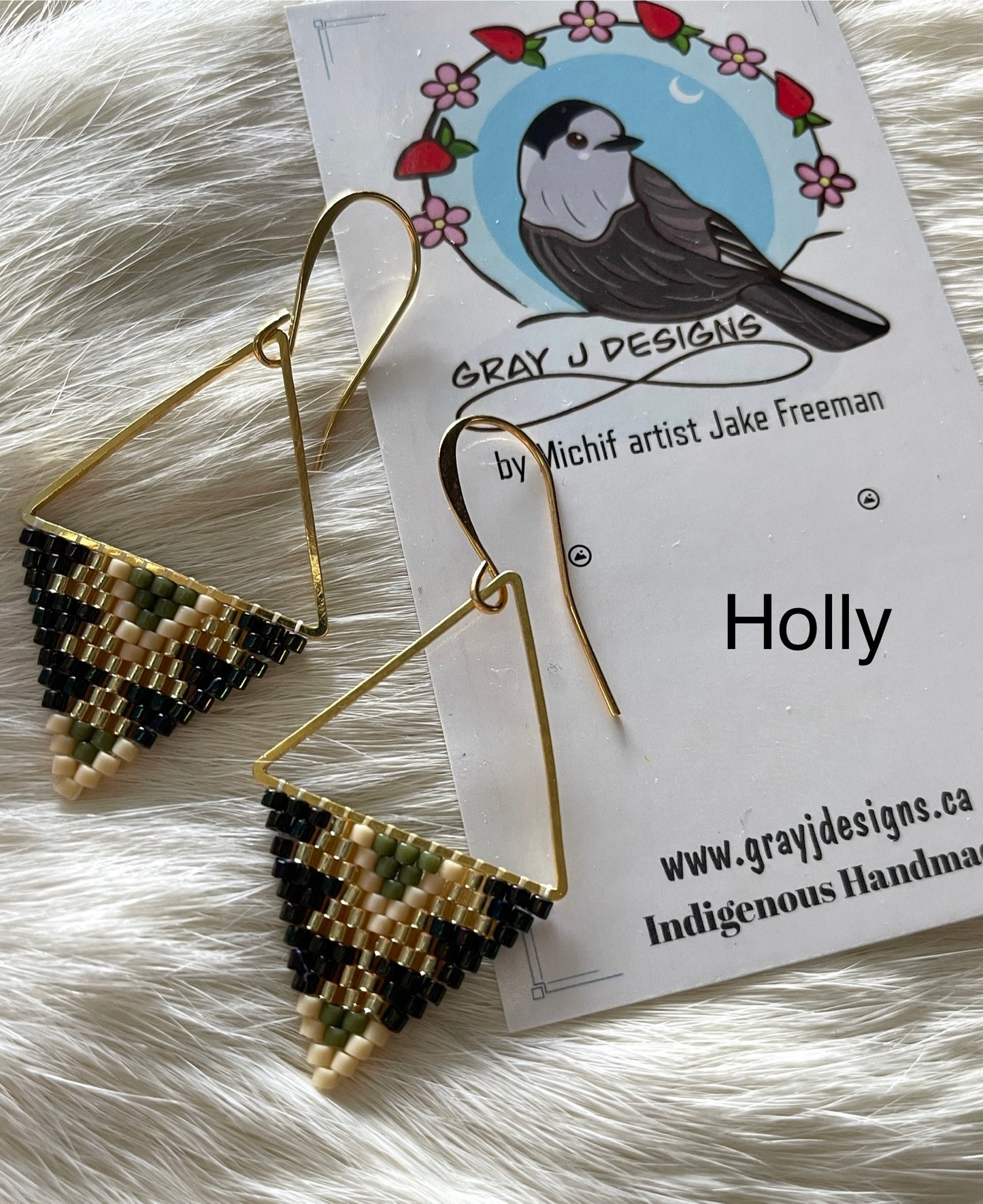 Petit triangles (earrings)
