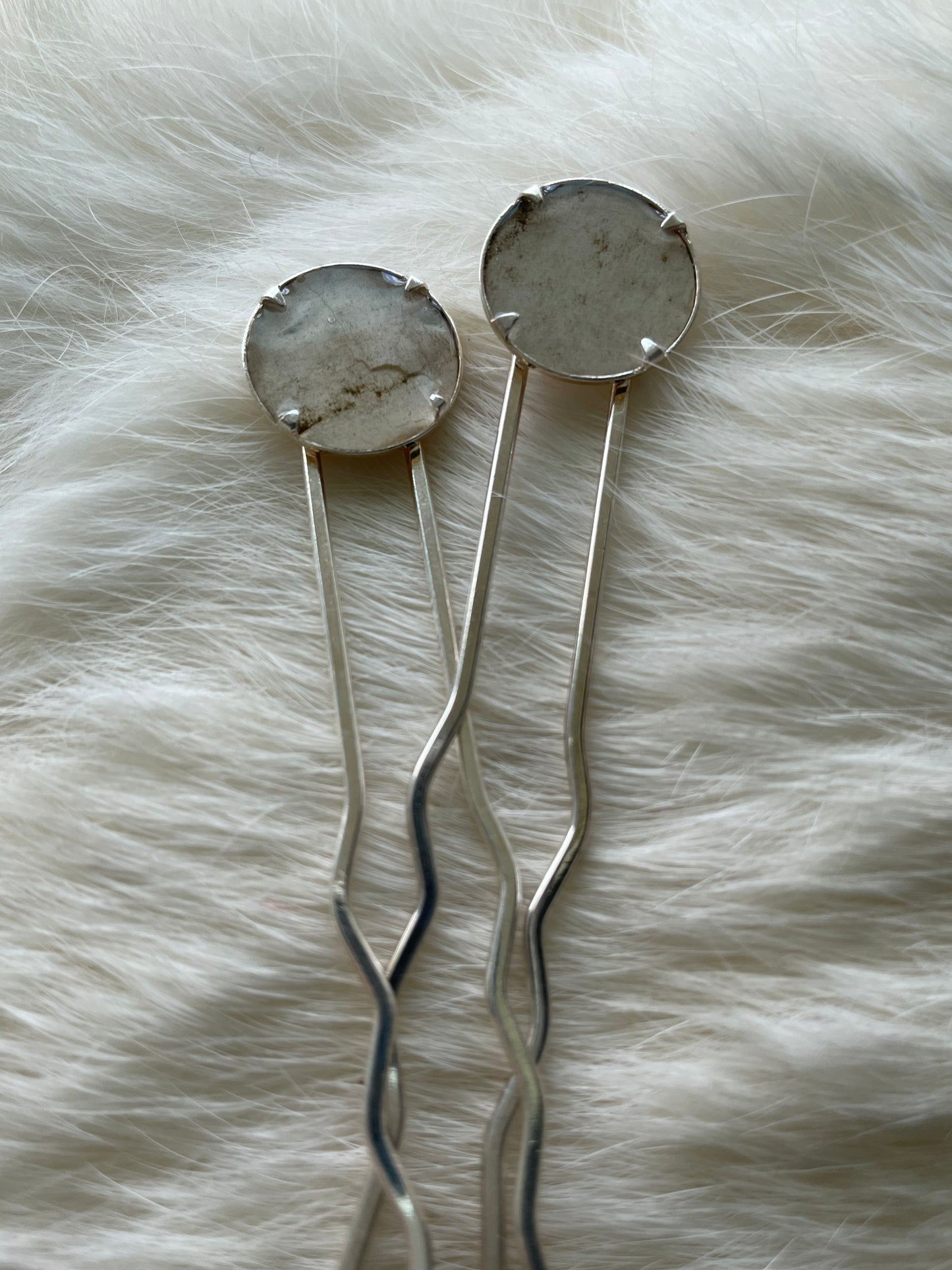 Birch hair pins