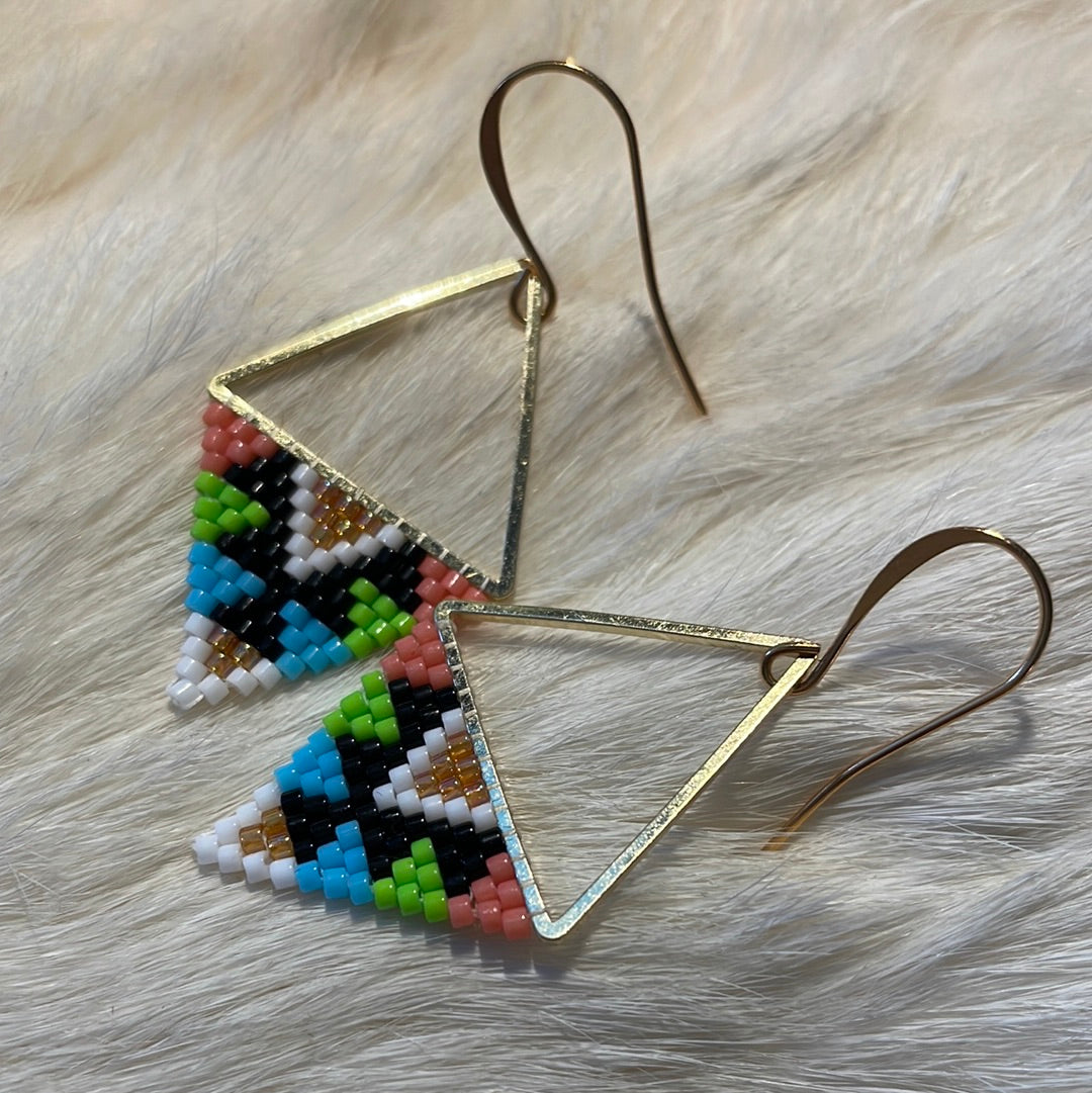 Petit triangles (earrings)