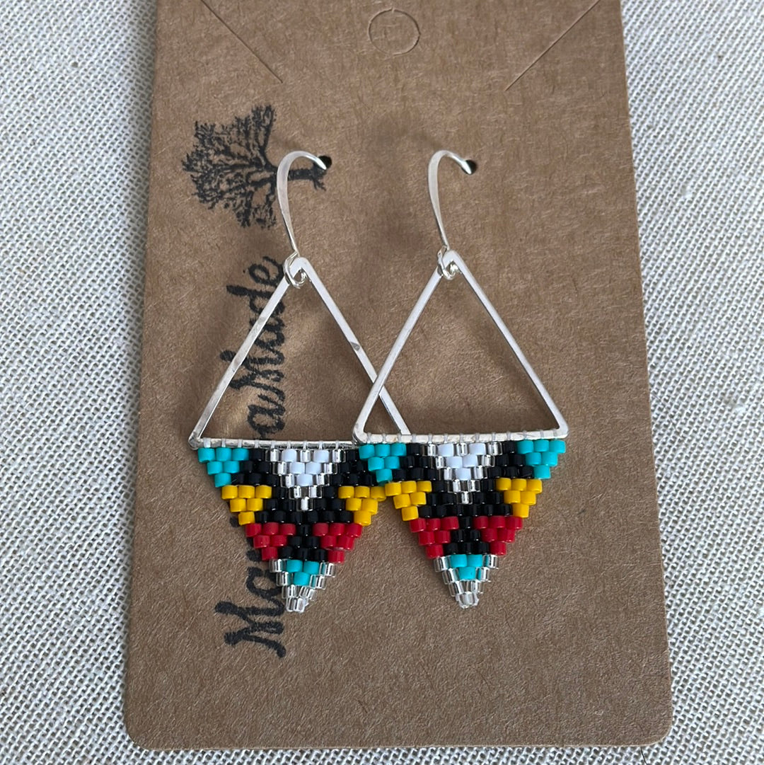 Petit triangles (earrings)