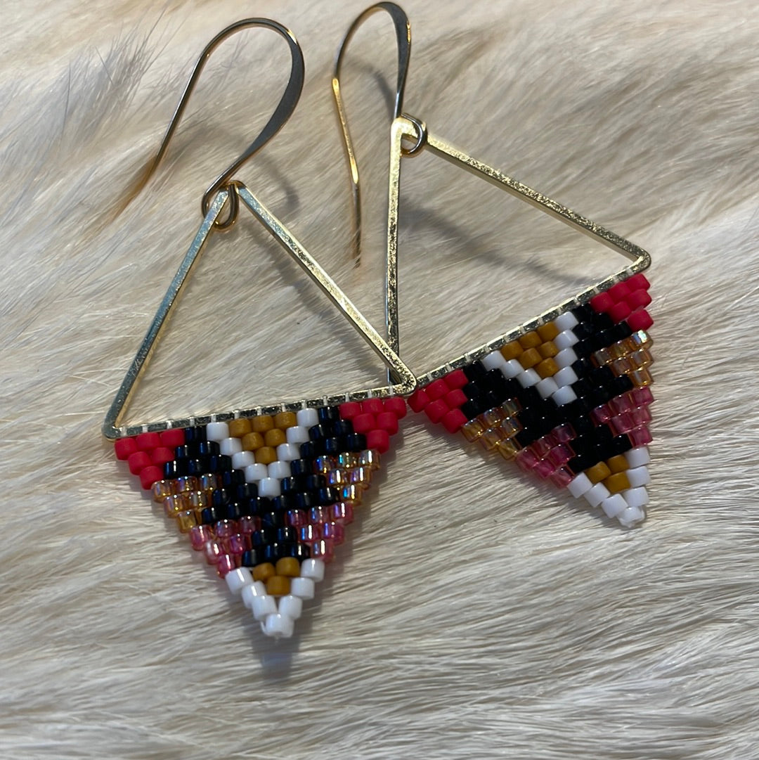 Petit triangles (earrings)