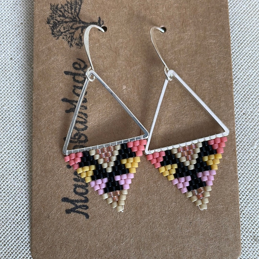 Petit triangles (earrings)