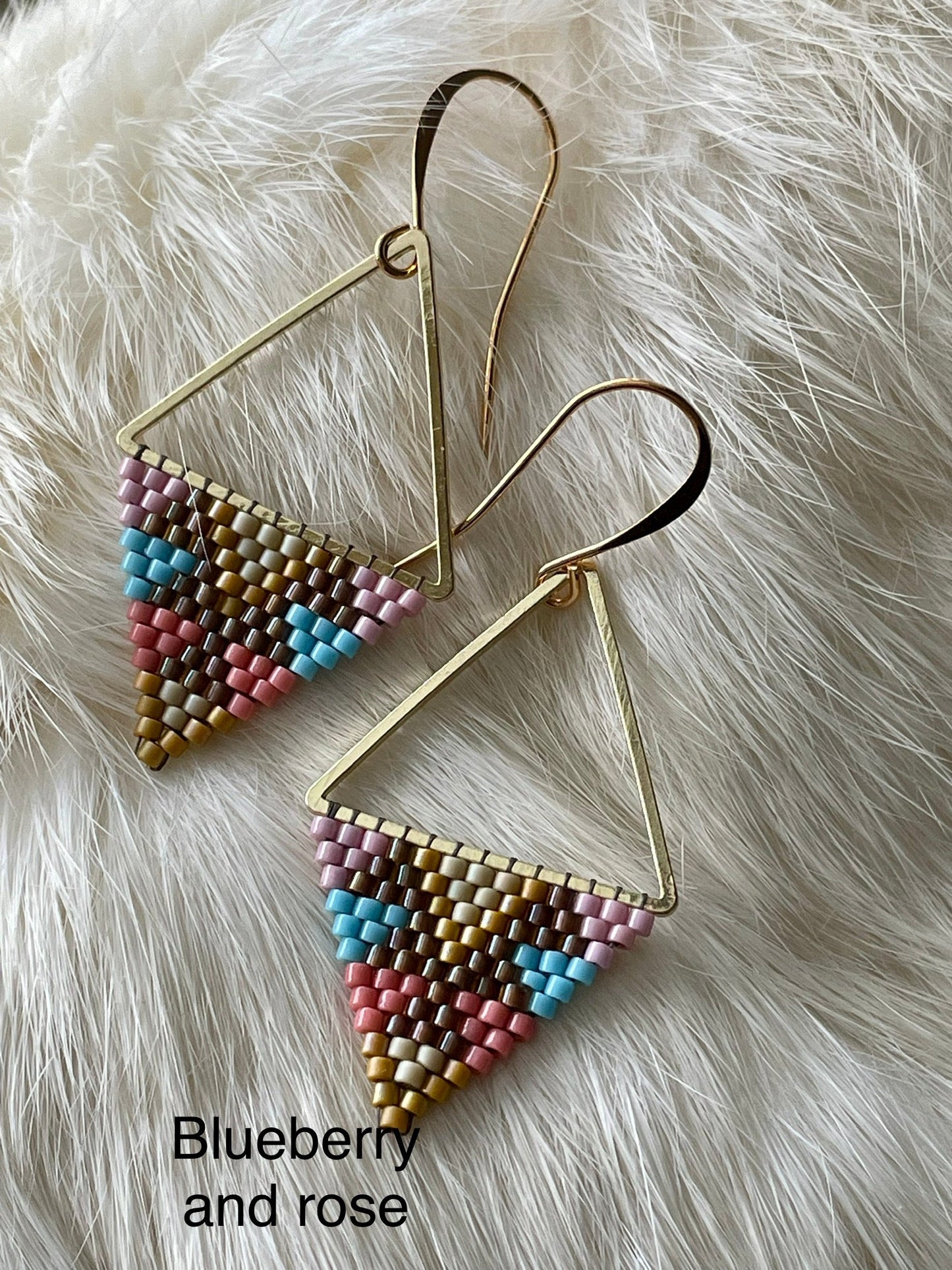 Petit triangles (earrings)