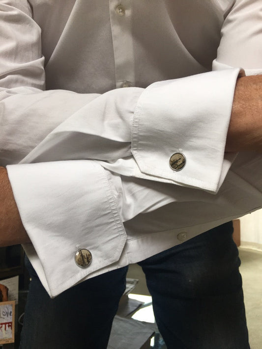 Birch bark Cufflinks